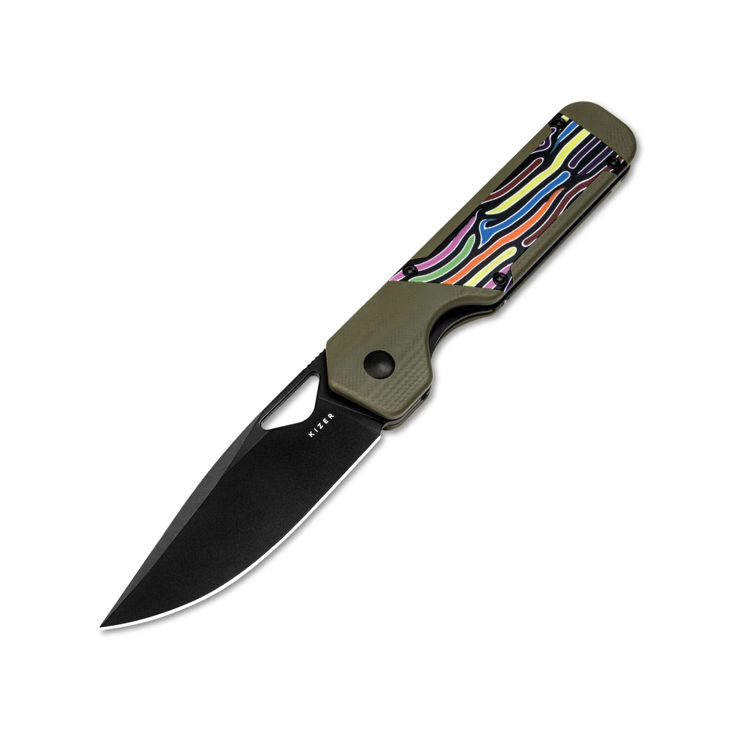 Militaw® | Nitro-V | Olive Green & Party Steamers G10 | KizerV™ 3634A3 - Image 3
