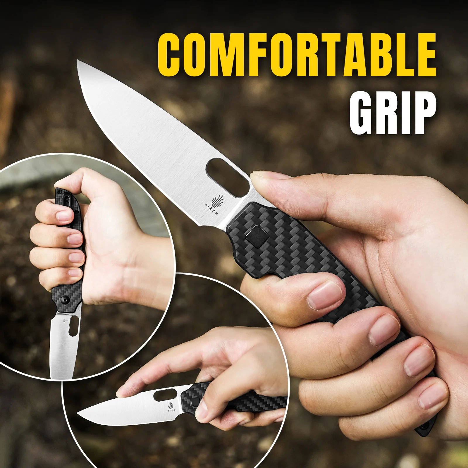 Varatas | Nitro-V | G10 Carbon Fiber | KizerV™ 3637A2 - Image 16
