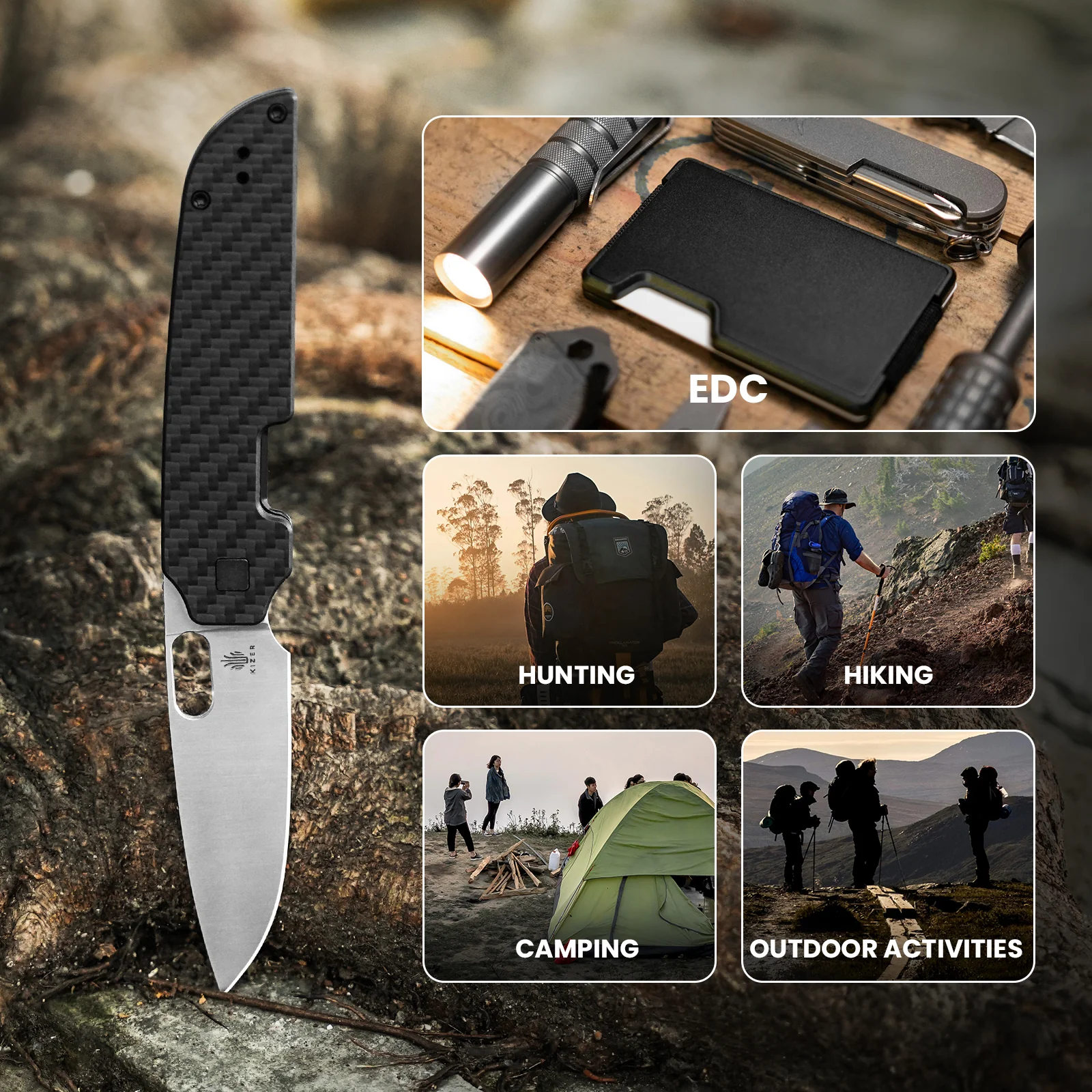 Varatas | Nitro-V | G10 Carbon Fiber | KizerV™ 3637A2 - Image 18