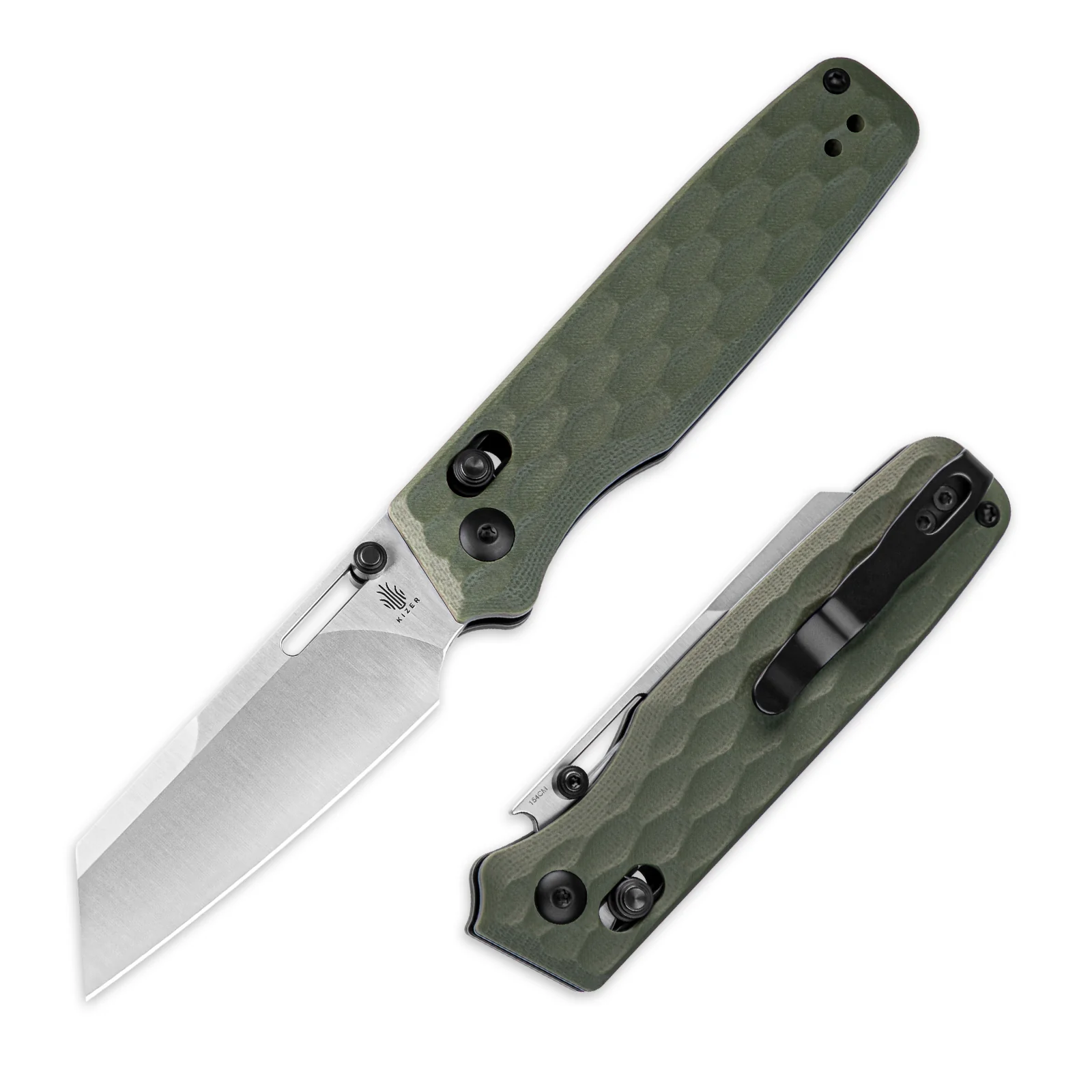 Task | 154CM | Green G10 . 3.04 " Satin | KizerV™ 3641C3 - Image 2