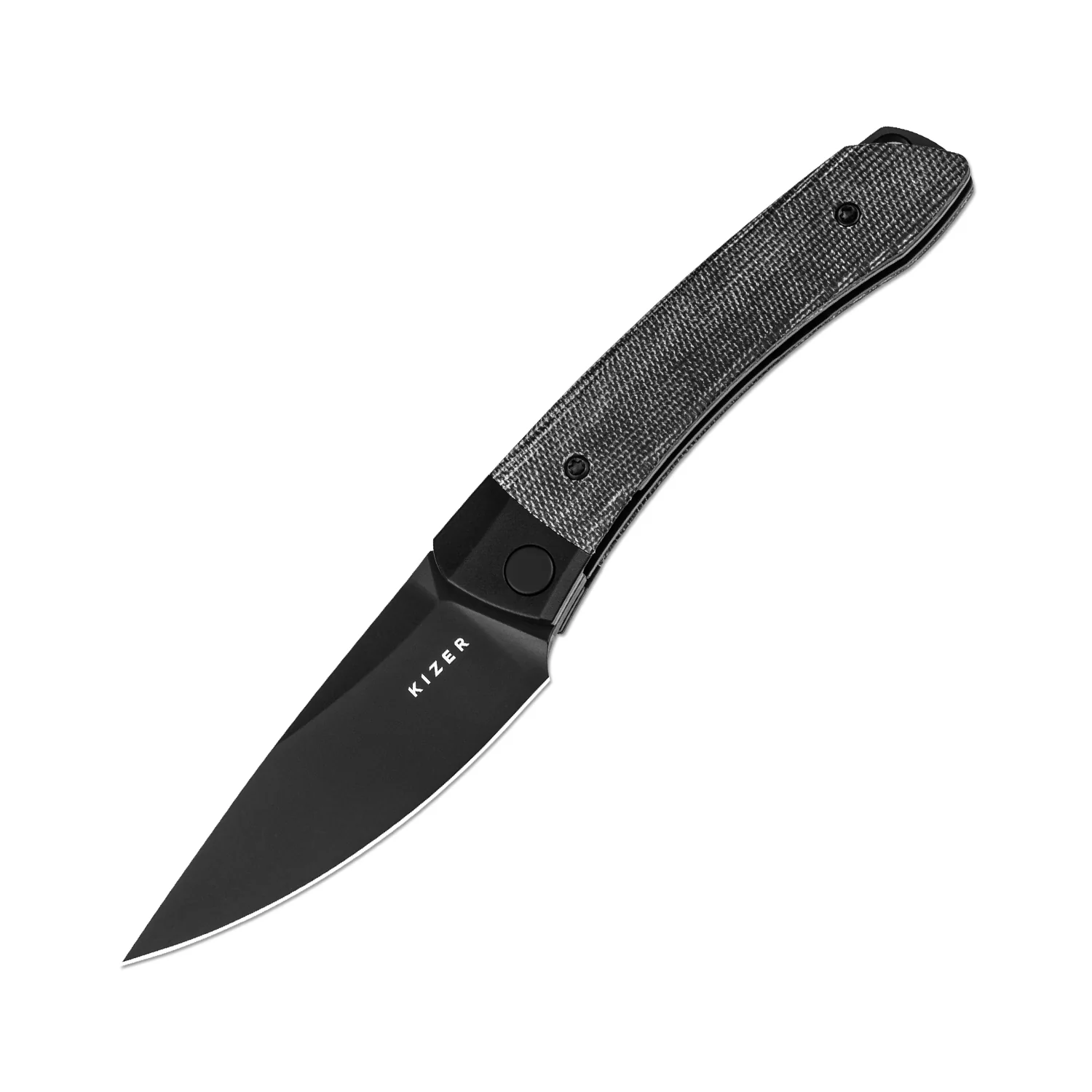 Mini Momo | 154CM | Aluminum+Micarta | KizerV™ 3663C2 - Image 3