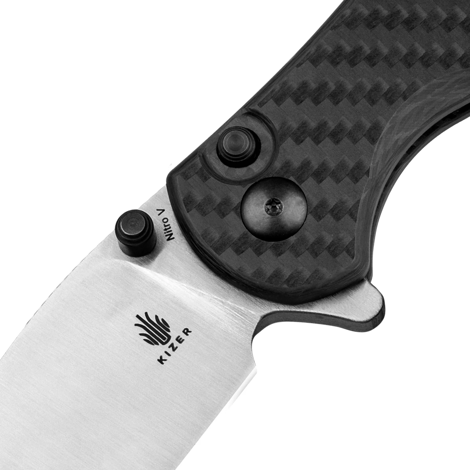 Mini Grouper | Nitro V | G10 Carbon Fiber | KizerV™ 3669A1 - Image 4