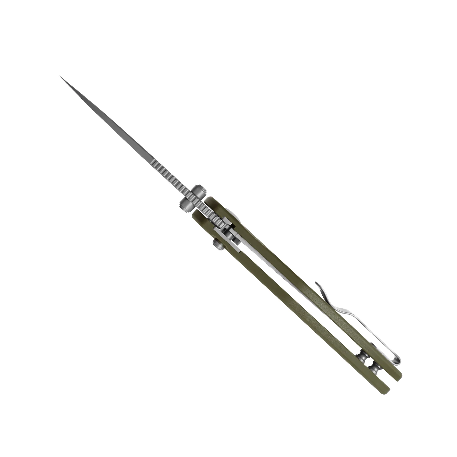 Mini Grouper | D2 | Olive Green G10 | KizerV™ 3669A3 - Image 10