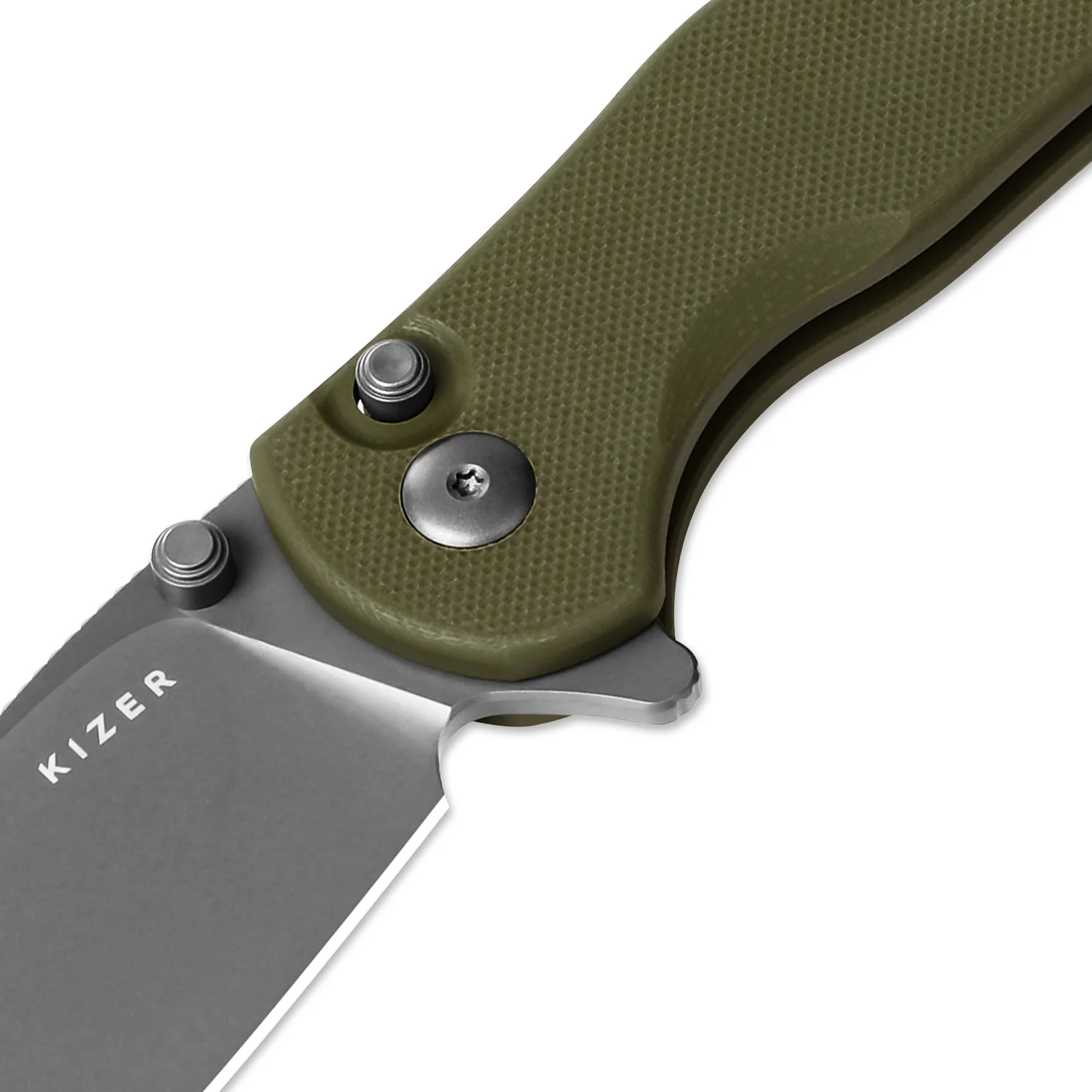 Mini Grouper | D2 | Olive Green G10 | KizerV™ 3669A3 - Image 7