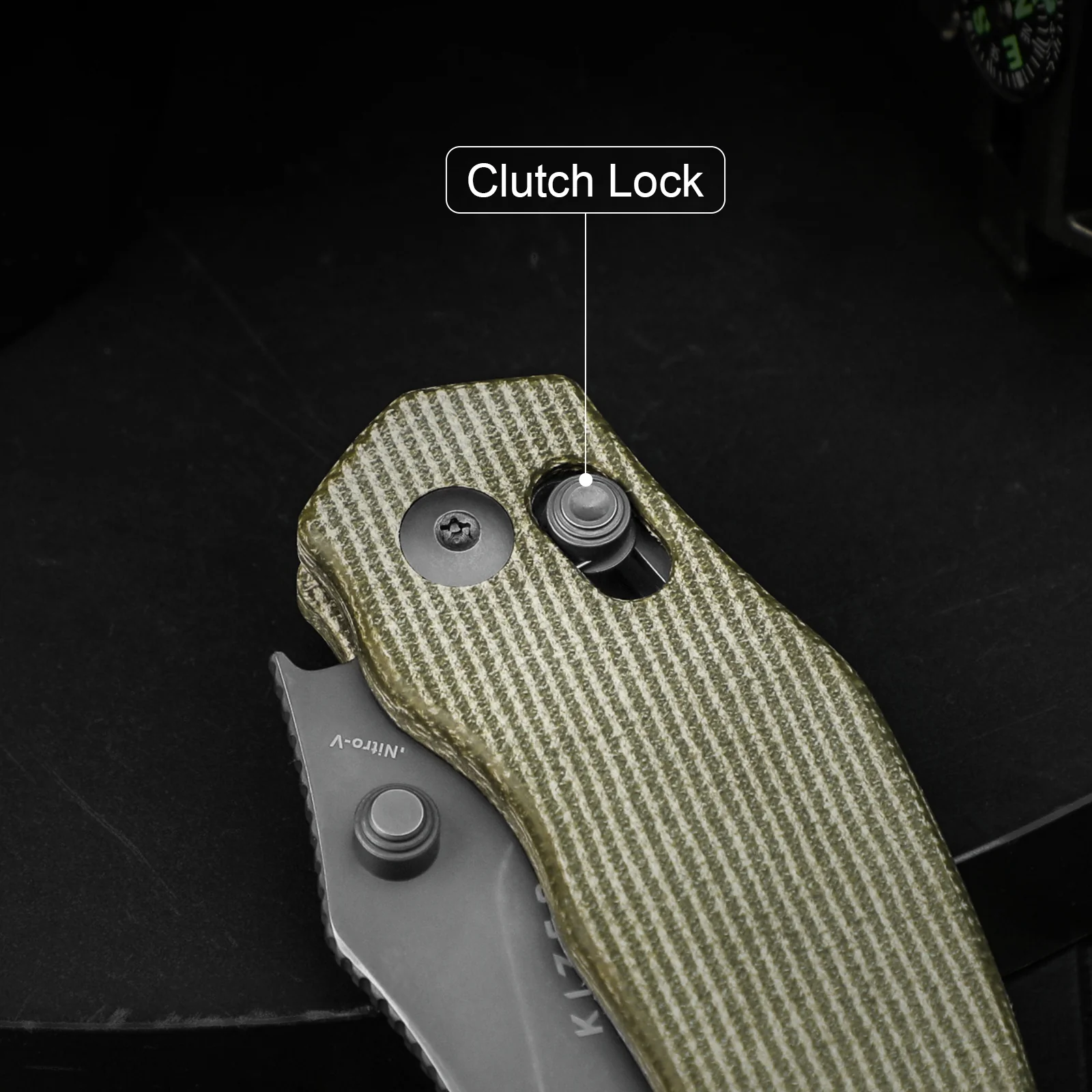 Bulldog | Nitro-V | Micarta | KizerV™ 3672A3 - Image 13