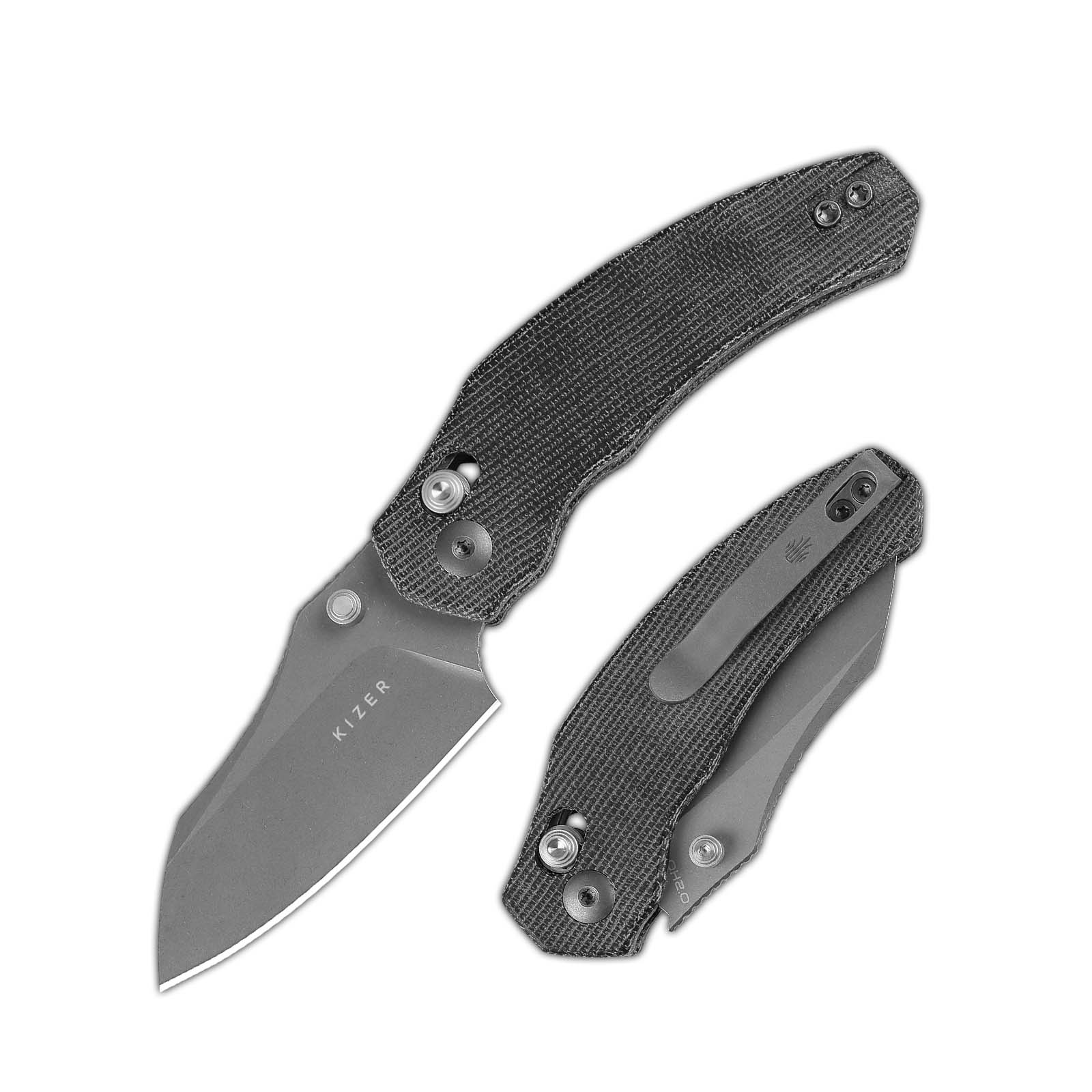 Mini Bulldog | Nitro-V | Micarta | KizerV™ 3672SA2 - Image 2