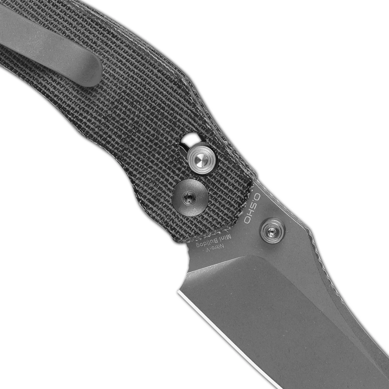 Mini Bulldog | Nitro-V | Micarta | KizerV™ 3672SA2 - Image 6