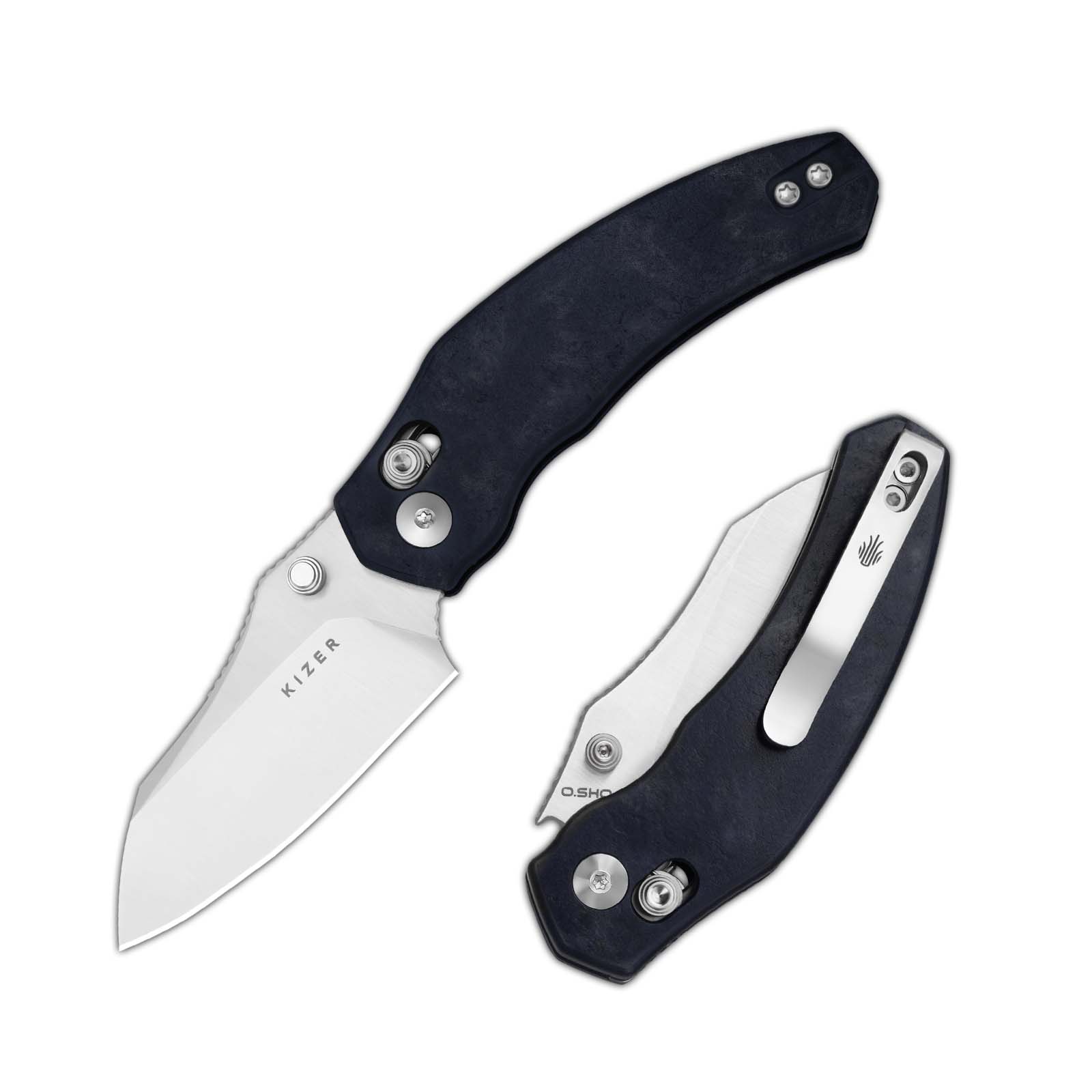 Mini Bulldog | Nitro-V | Richlite (Blue Canyon) | KizerV™ 3672SA3 - Image 2