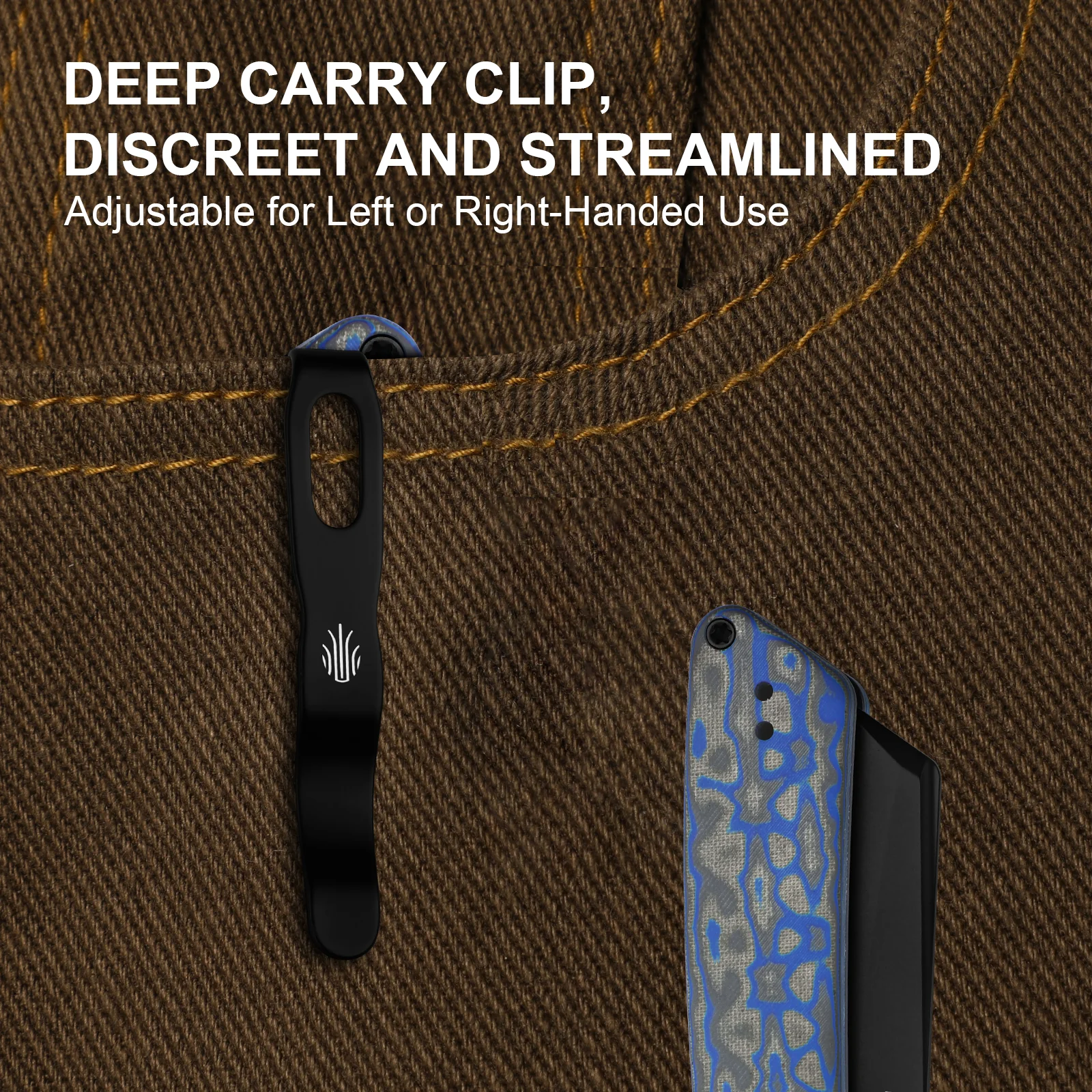 Madrac | Kizer Clutch Lock™ | Micarta With Vortex Pattern | Nitro-V | KizerV™ 3693A4 - Image 13