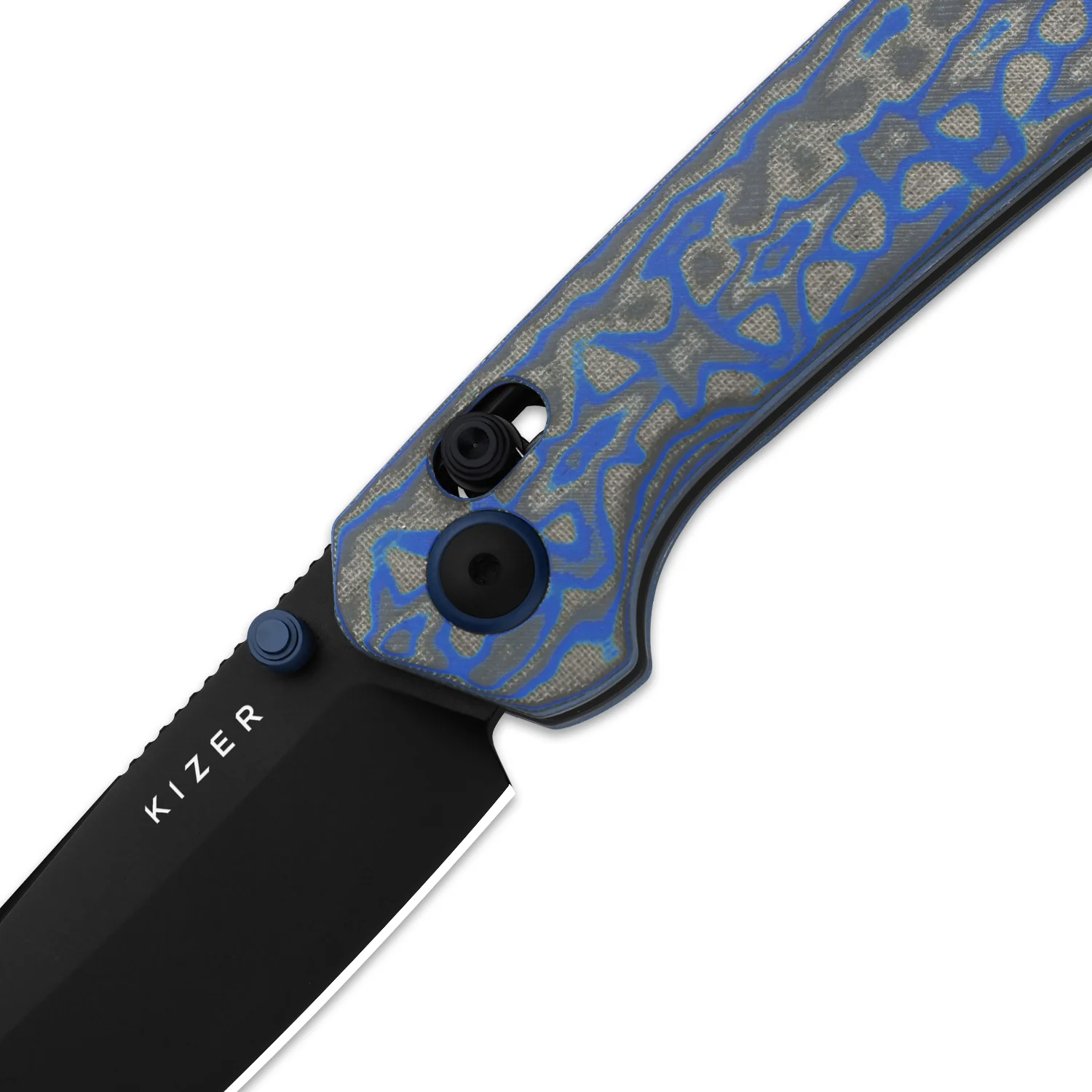 Madrac | Kizer Clutch Lock™ | Micarta With Vortex Pattern | Nitro-V | KizerV™ 3693A4 - Image 6