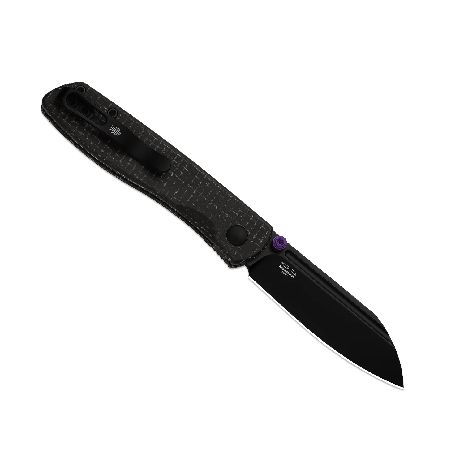 Renissance | Kizer Button Liner Lock™ | Micarta | N690 Black PVD Coating | KizerV™ 3698A1 - Image 3