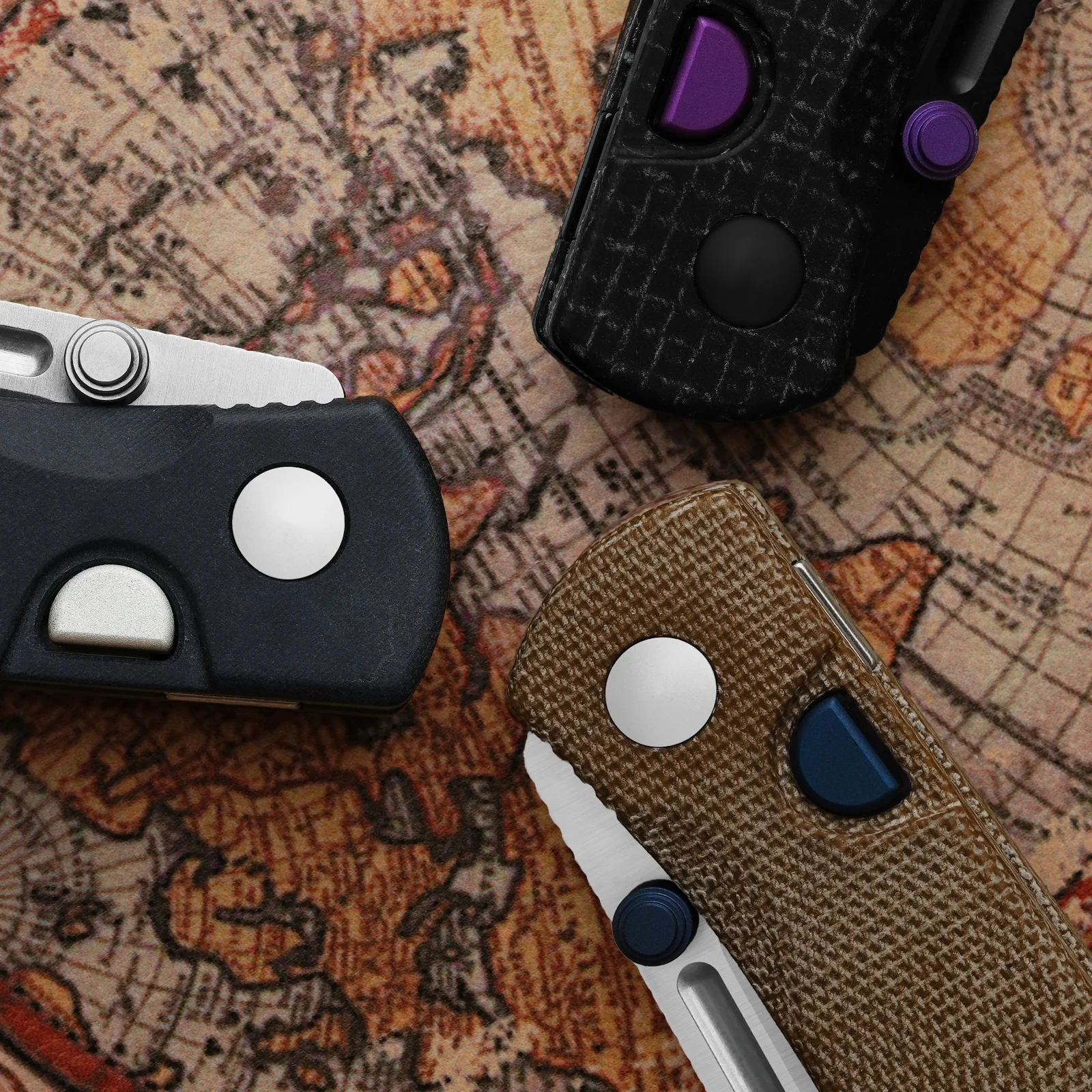 Renissance | Kizer Button Liner Lock™ | Micarta | N690 Black PVD Coating | KizerV™ 3698A1 - Image 9