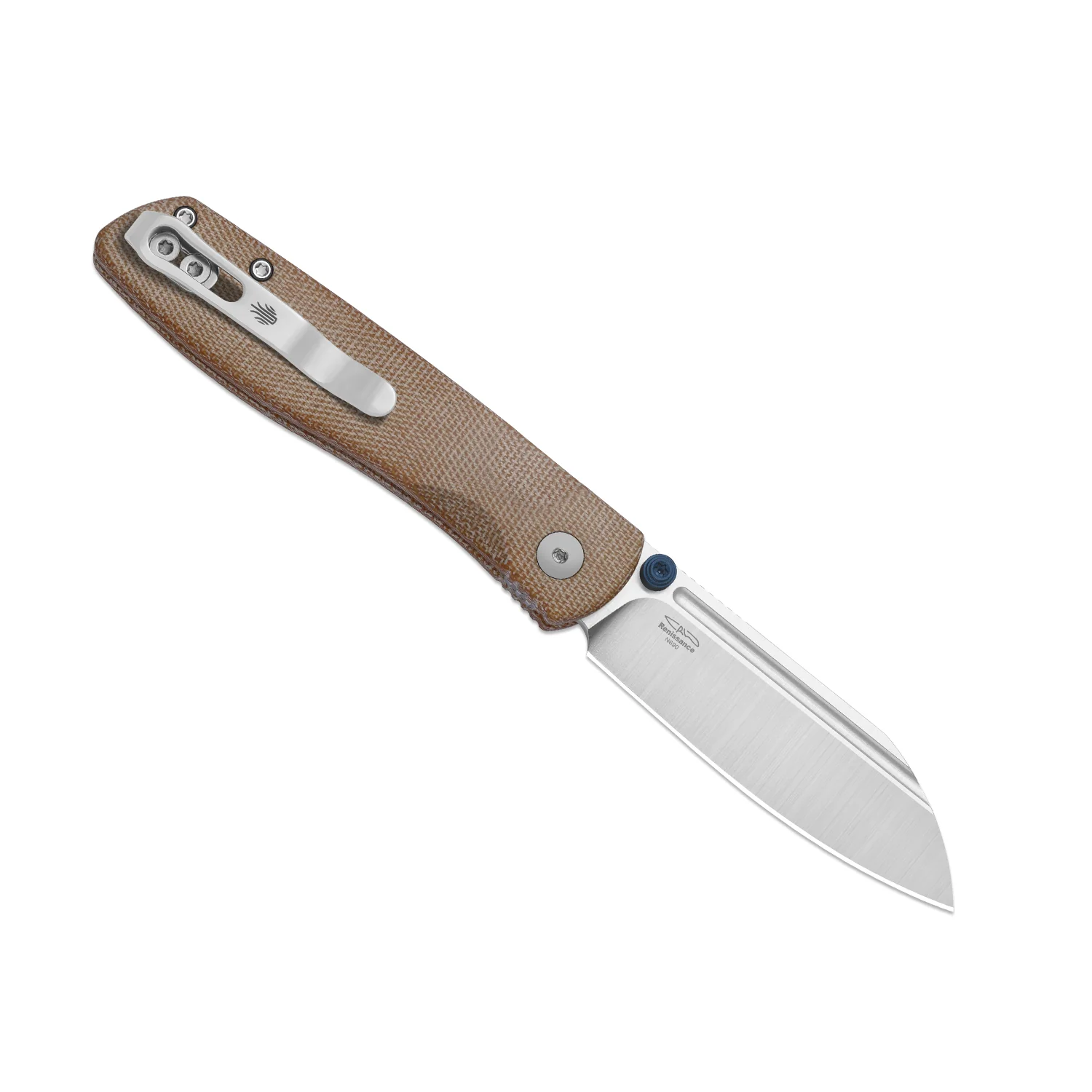 Renissance | Kizer Button Liner Lock™ | Norplex UltreX™ Micarta | N690 Satin | KizerV™ 3698A2 - Image 3