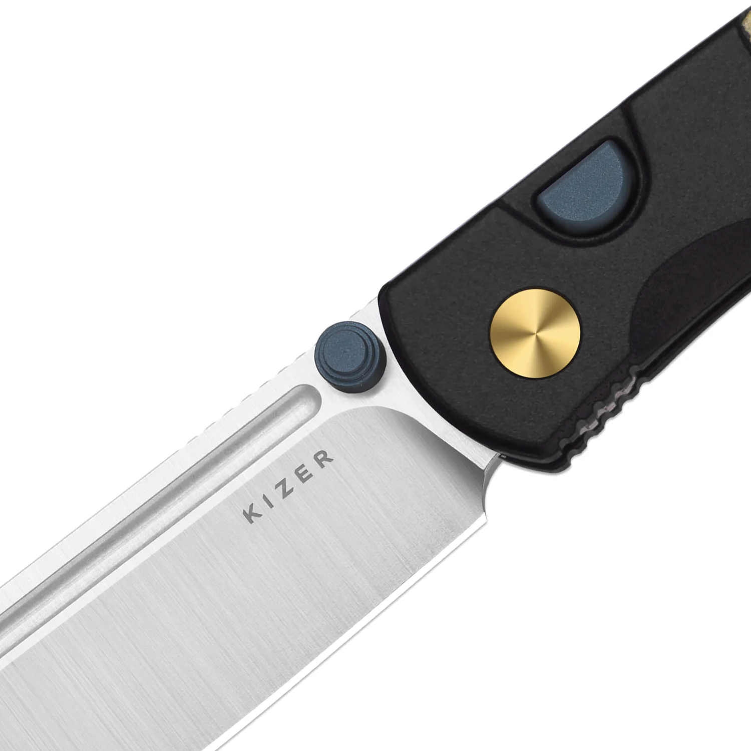 Renissance | Kizer Button Liner Lock™ | G10 | N690 + Satin | KizerV™ 3698A5 - Image 4