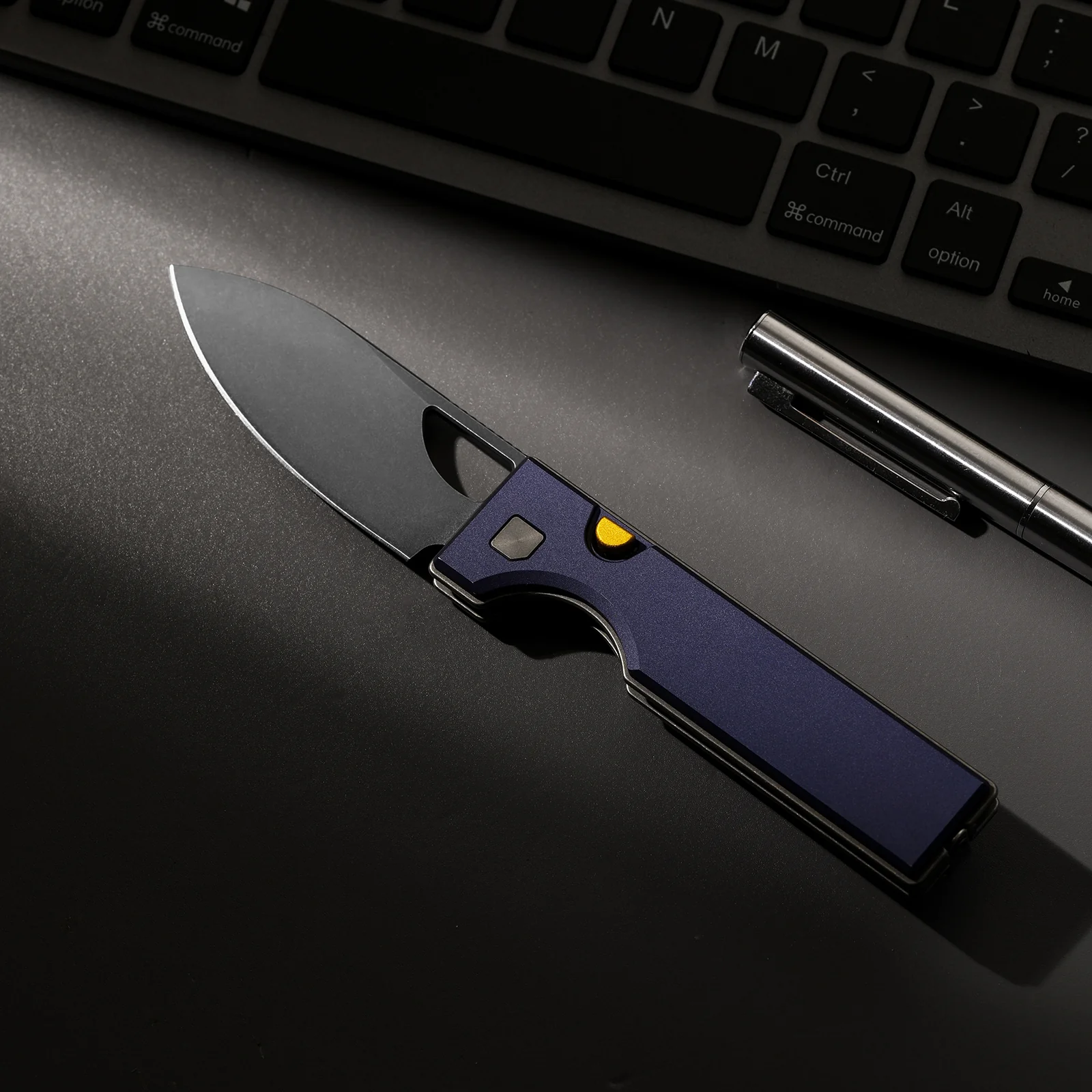 Little Ringbo | Kizer Button Liner Lock™ | Aluminum | AEB-L Satin | KizerV™ 3708A1 - Image 16