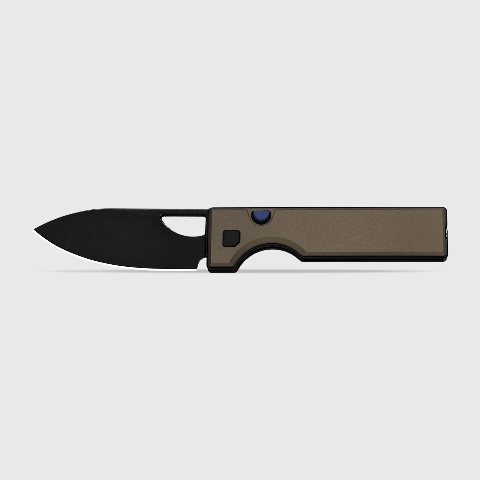 Little Ringbo | Kizer Button Liner Lock™ | Aluminum | AEB-L PVD Coating & Stonewashed | KizerV™ 3708A2