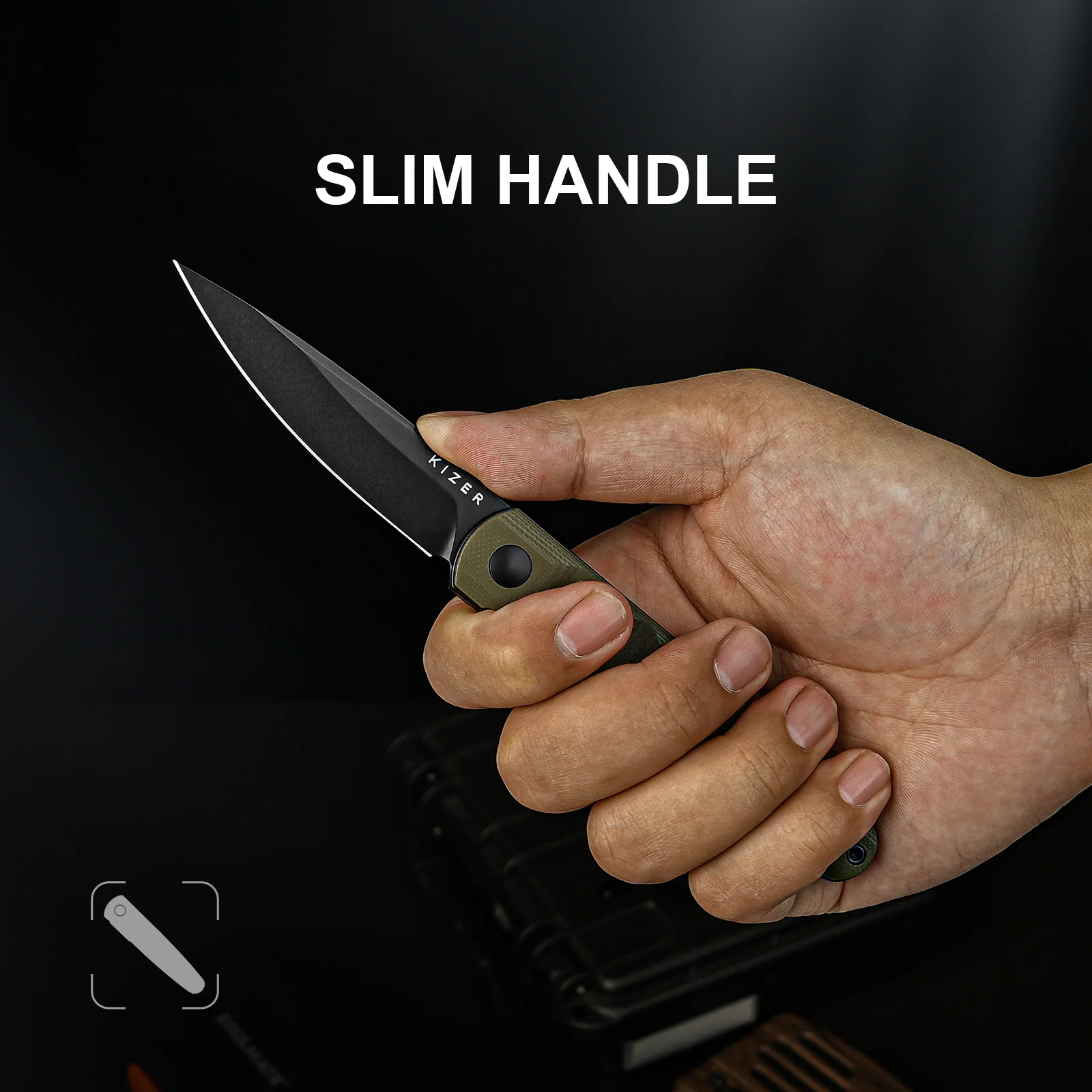 Bamboo | Nitro-V | G10（Olive Green） | KizerV™ 3722A2 - Image 15