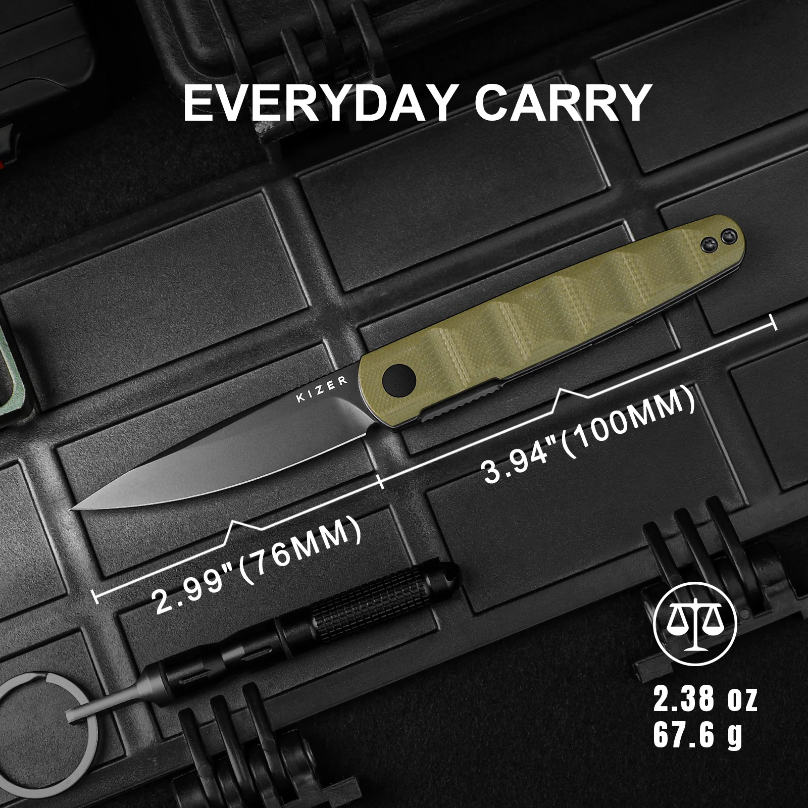 Bamboo | Nitro-V | G10（Olive Green） | KizerV™ 3722A2 - Image 16