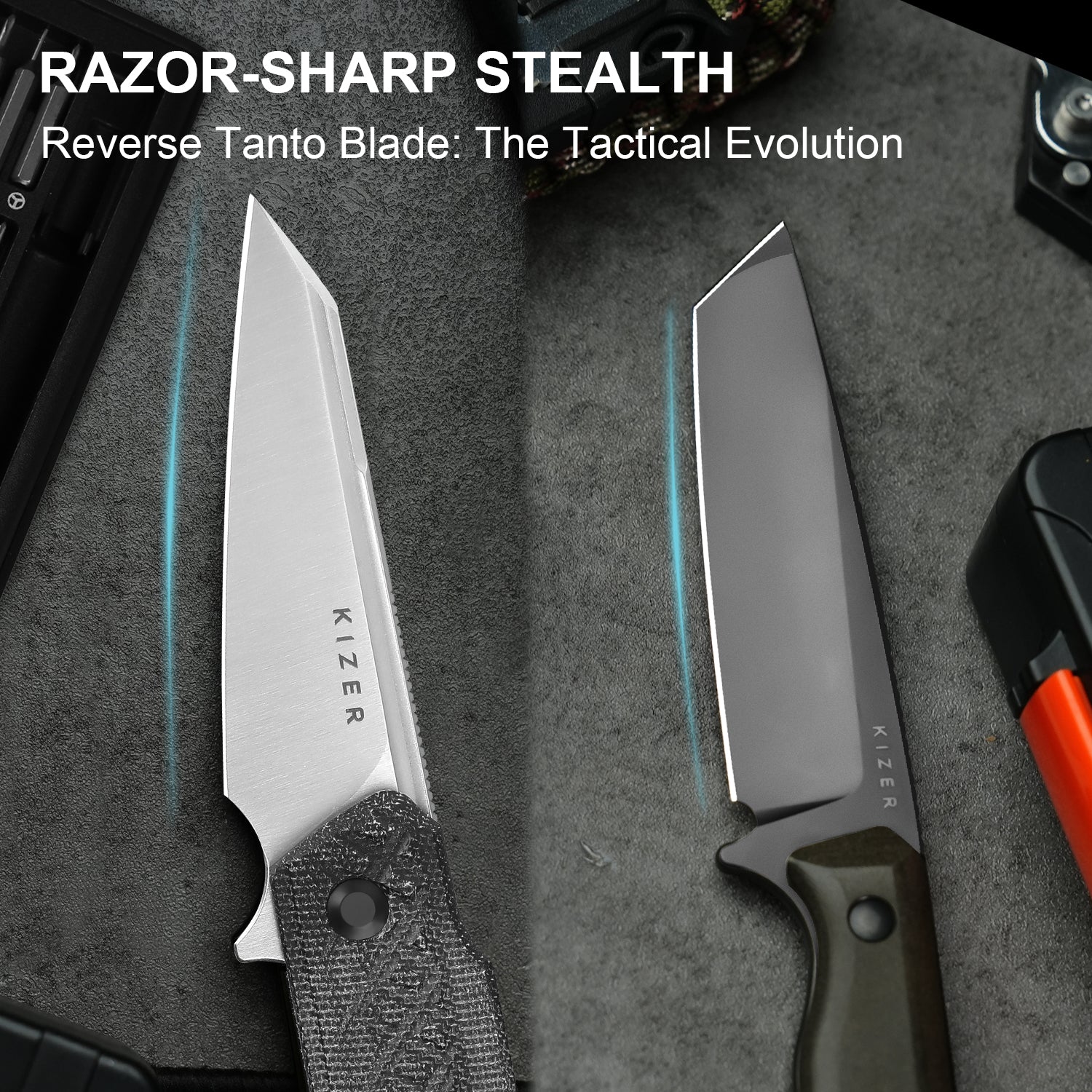 SKINNER | Nitro-V | Micarta | KizerV™  3725A2 - Image 14