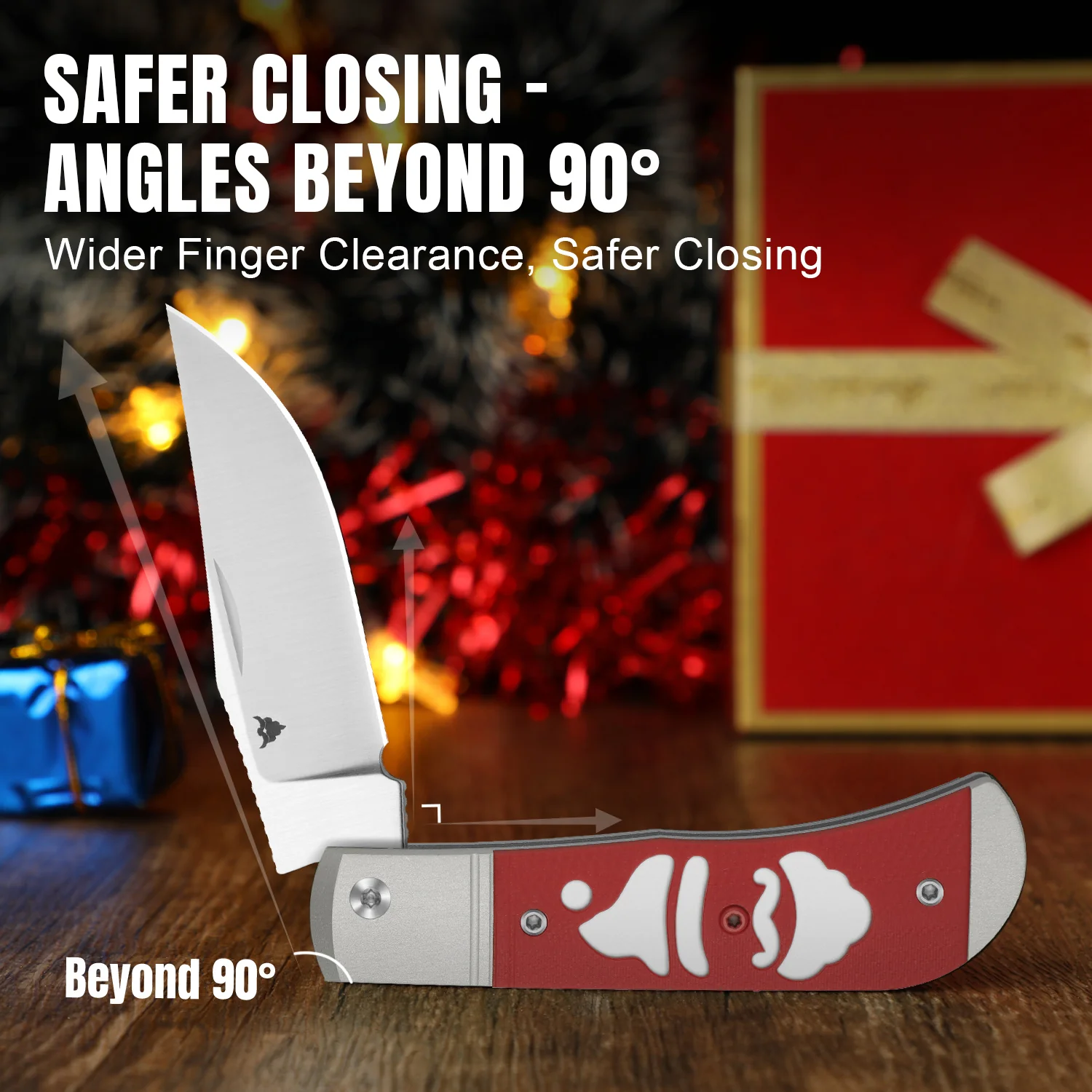Christmas | Trestle | 14C28N | Aluminum & G10 | KizerV™ 3761MC1 | Limited - Image 12