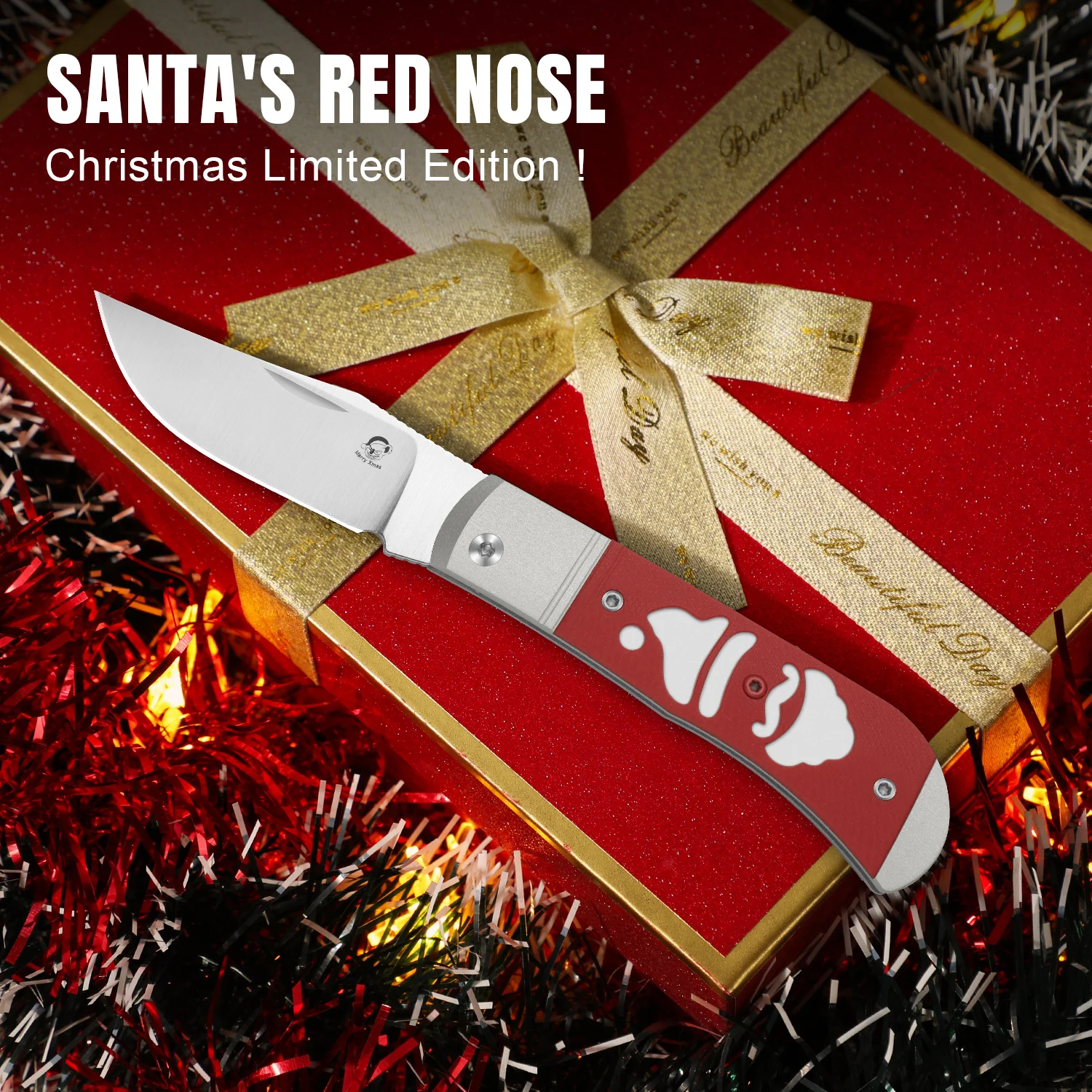Christmas | Trestle | 14C28N | Aluminum & G10 | KizerV™ 3761MC1 | Limited - Image 16