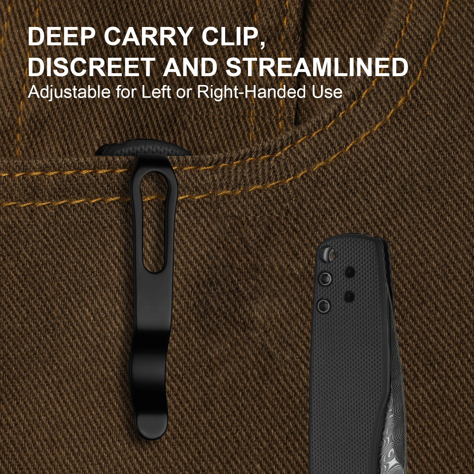 Aegis | Kizer Clutch Lock™ | Damascus | G10 | KizerV™ 3774A2 - Image 16