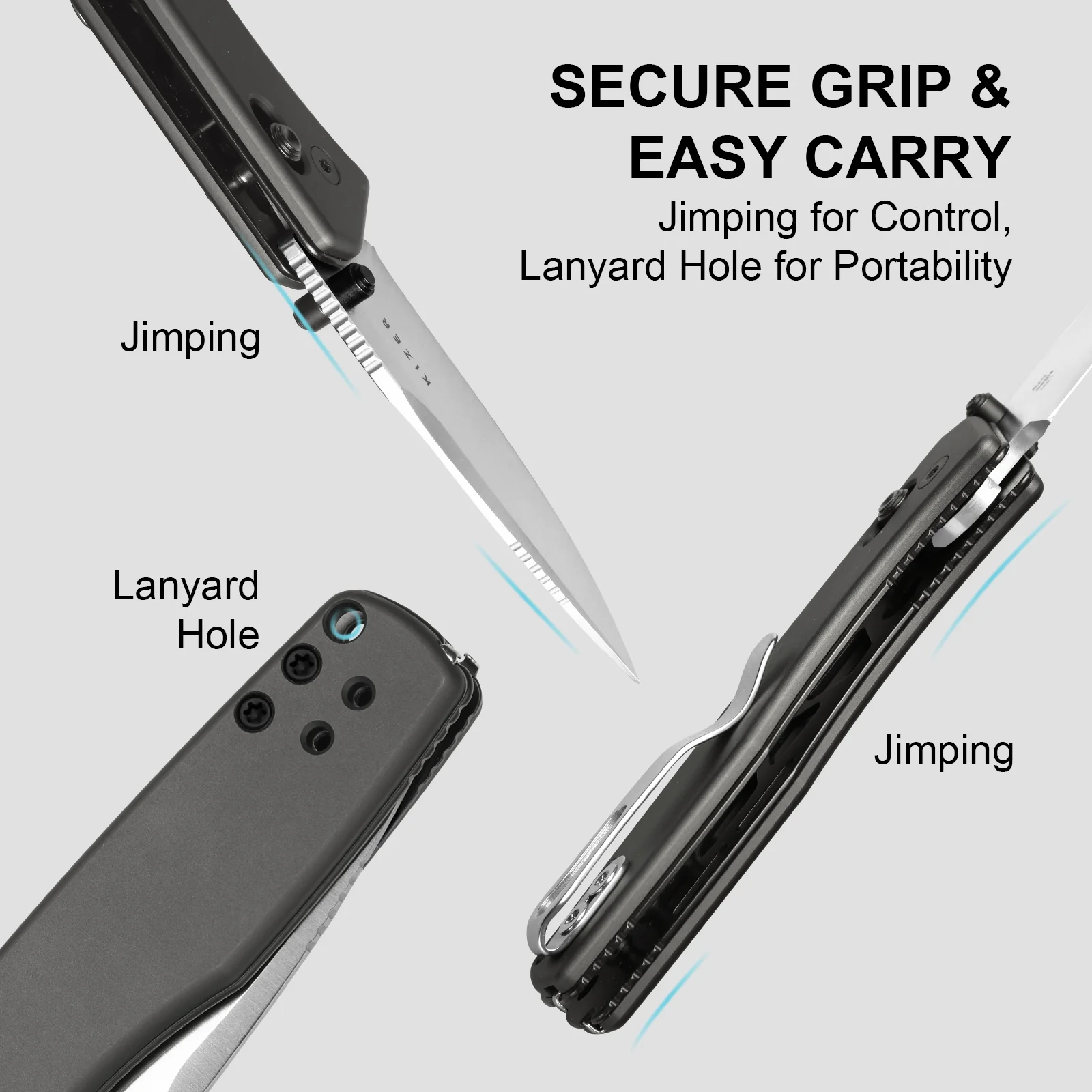 Aegis | Kizer Clutch Lock™ | AEB-L | Aluminum | KizerV™ 3774A4 - Image 14