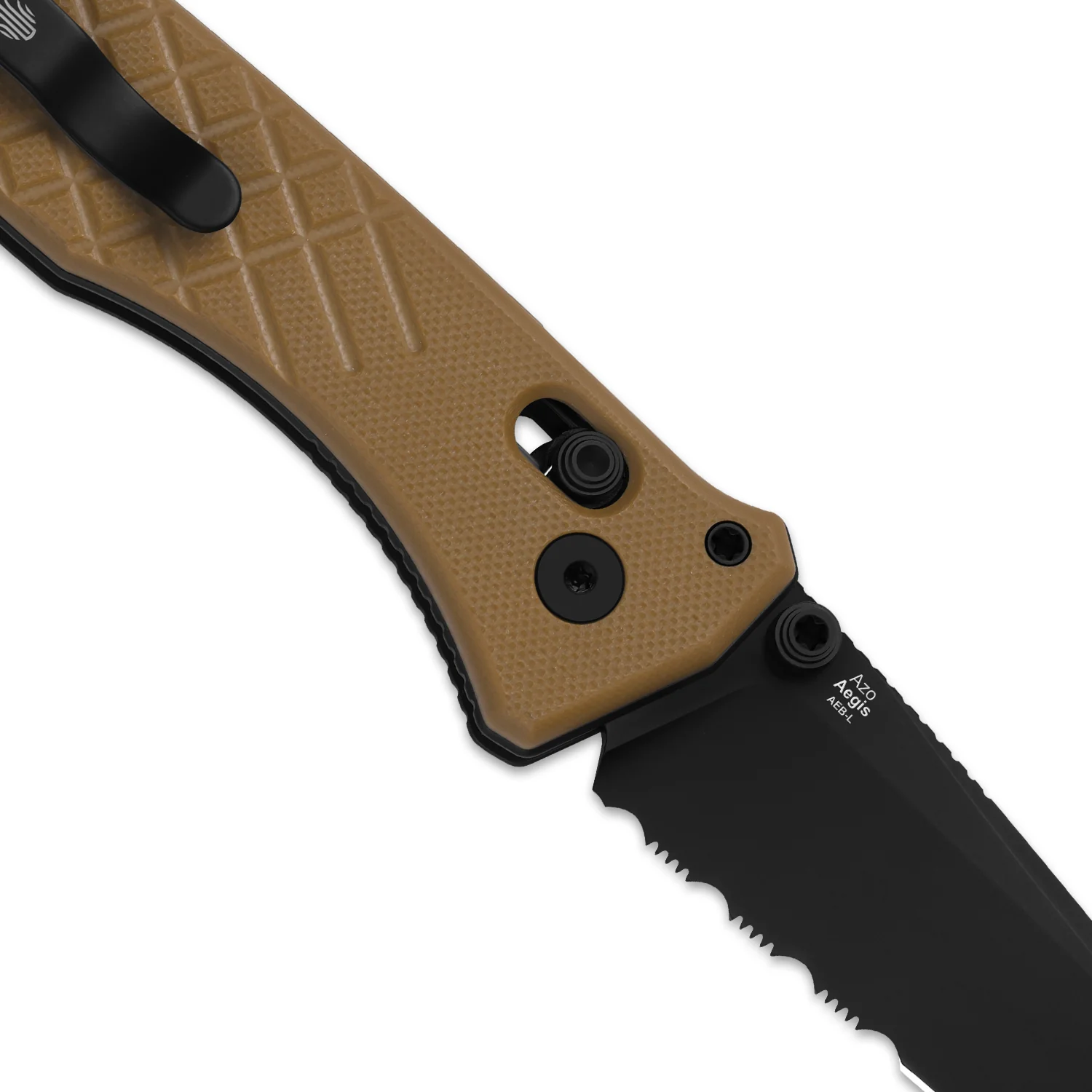 Aegis T | Partially-Serrated Edge | Kizer Clutch Lock™ | Rescue Hook & Glass Breaker | KizerV™ 3774CTA3 - Image 7