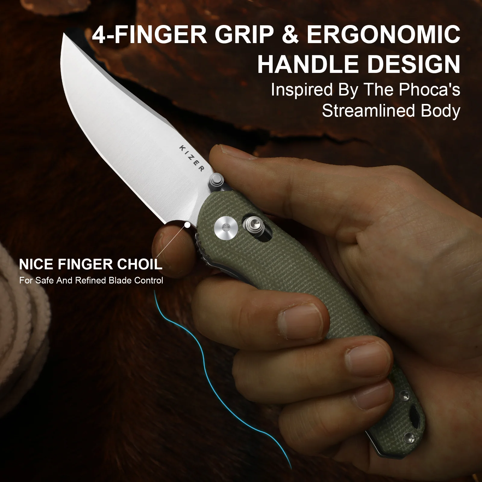 Phoca CC | AEB-L | Micarta | KizerV™ 3780A1 - Image 11