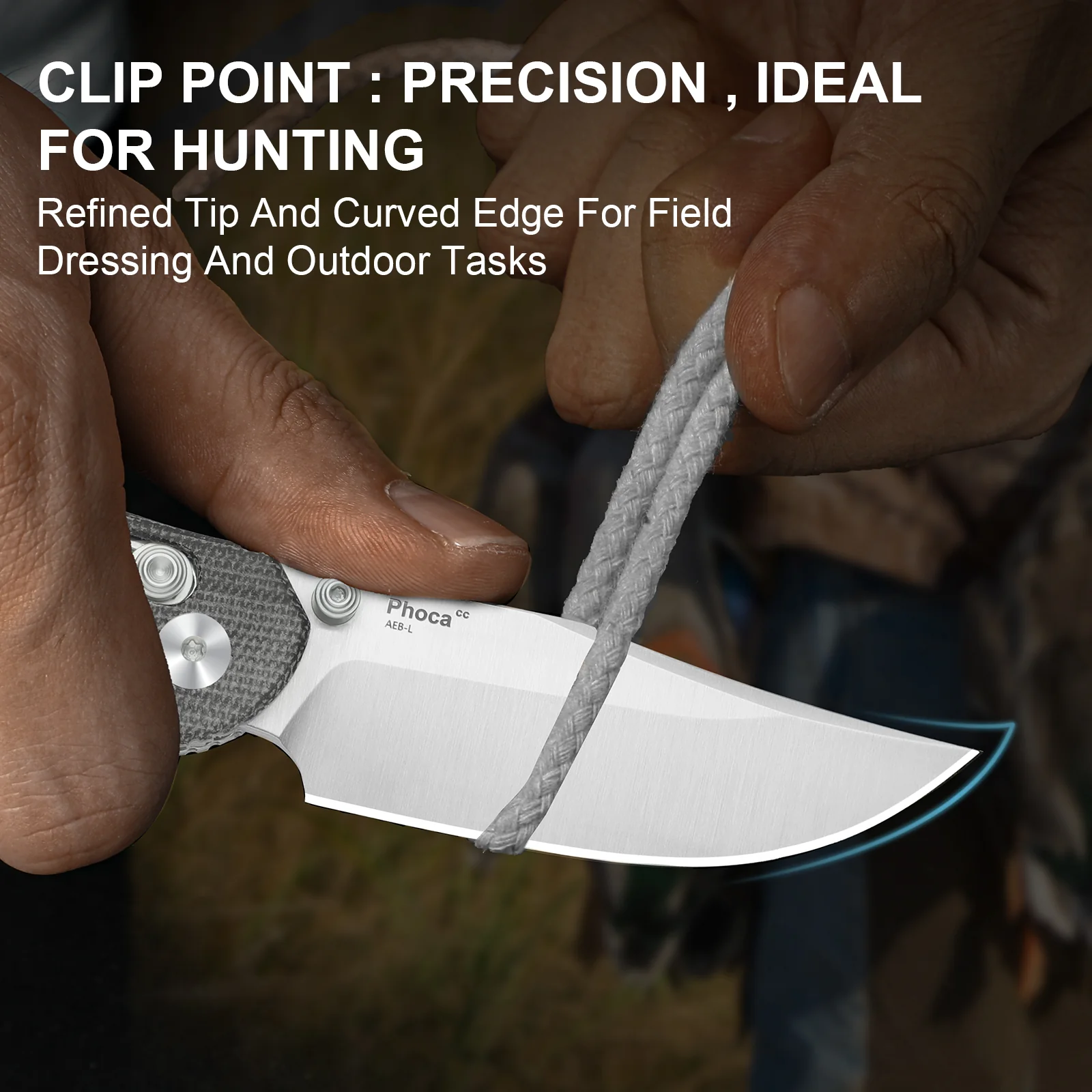 Phoca CC | AEB-L | Norplex UltreX Micarta | KizerV™ 3780A3 - Image 11