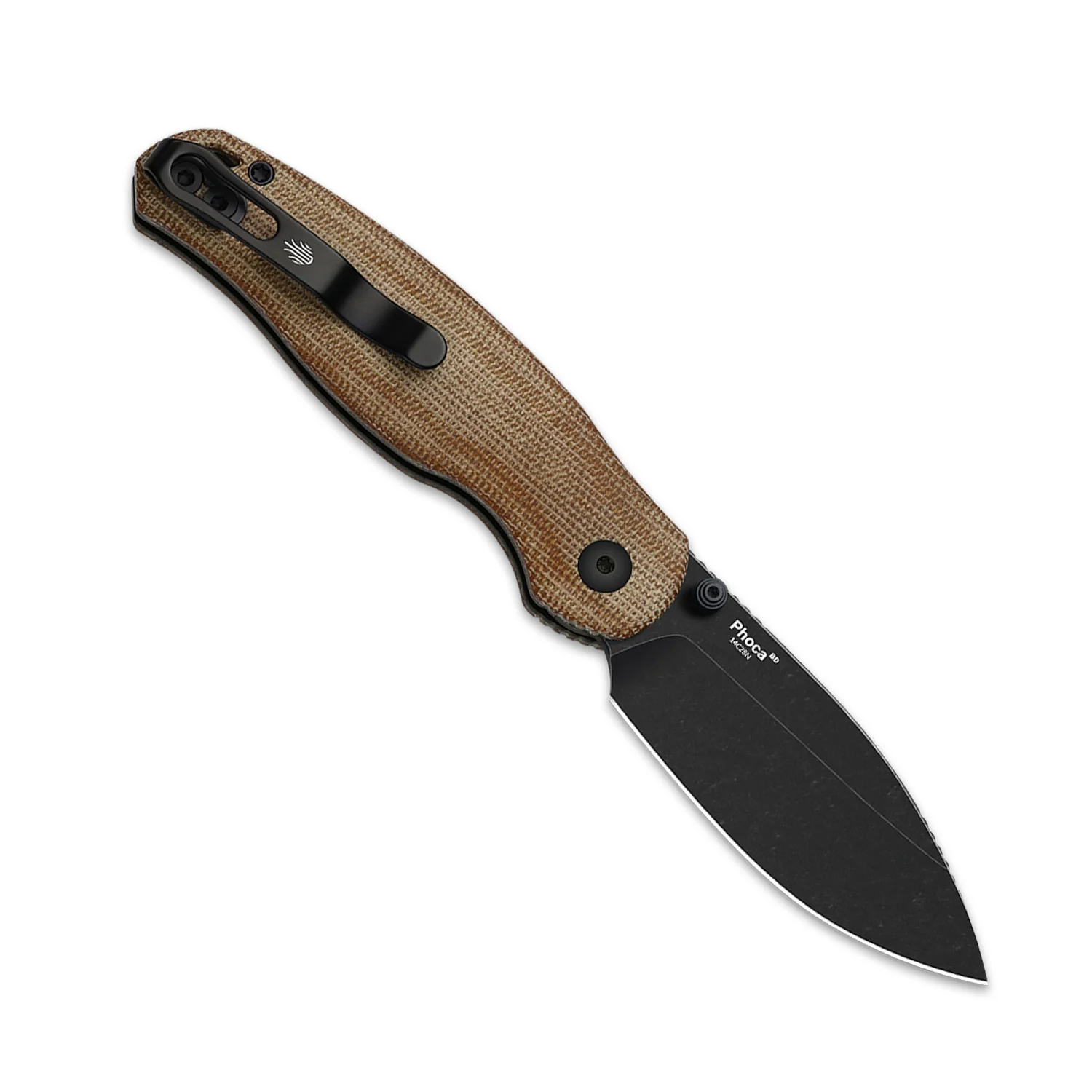 Phoca BD | Kizer Button Liner Lock™ | 14C28N | Norplex UltreX™ Micarta | KizerV™ 3781BDA1 - Image 3