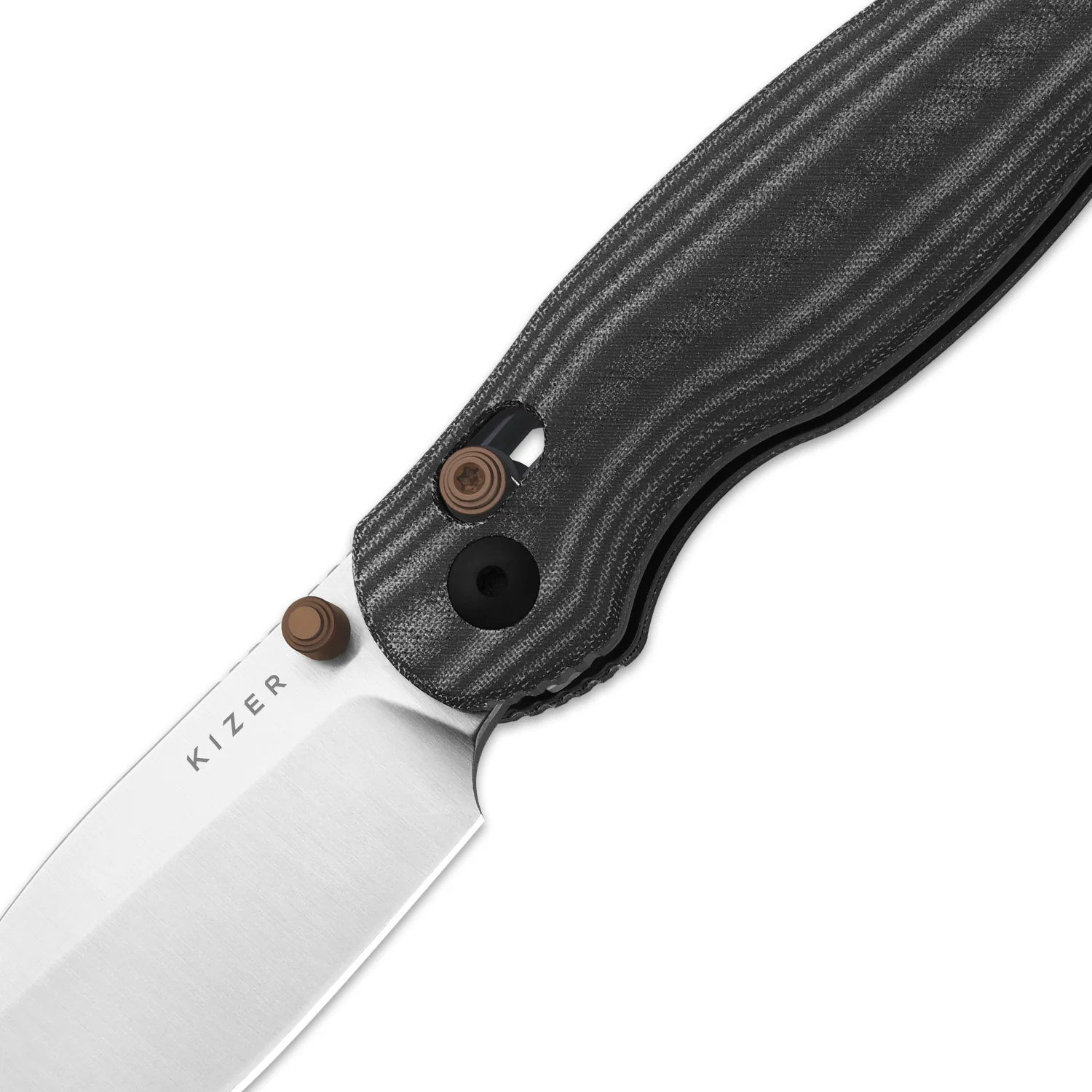Phoca CD | Kizer Clutch Lock™ | 14C28N | Norplex UltreX™ Micarta | KizerV™ 3781CDA1 - Image 6
