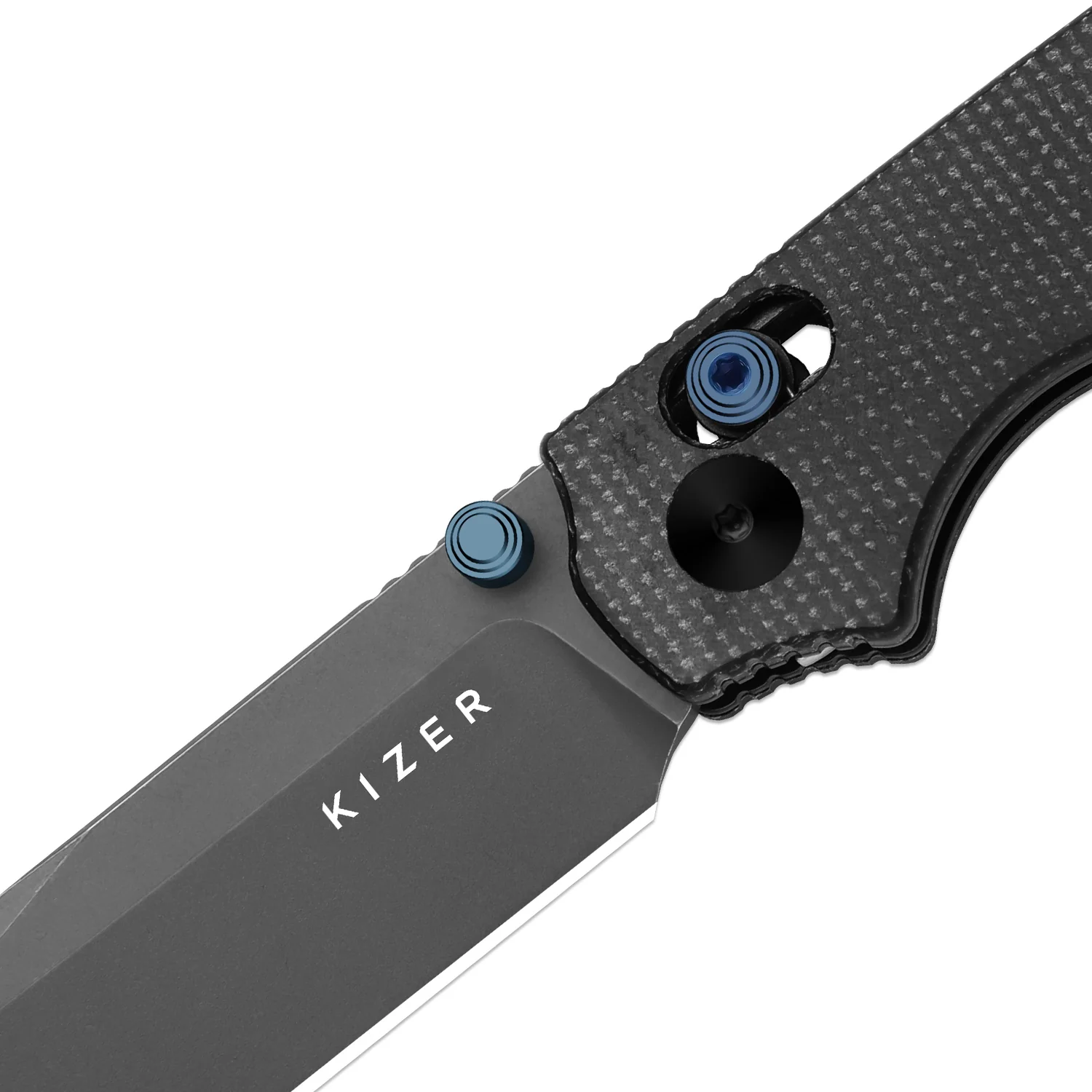 Pokiman CD | Kizer Clutch Lock™ | Drop Point | Four-Finger Full Grip | Micarta | KizerV™ 3789A1 - Image 6