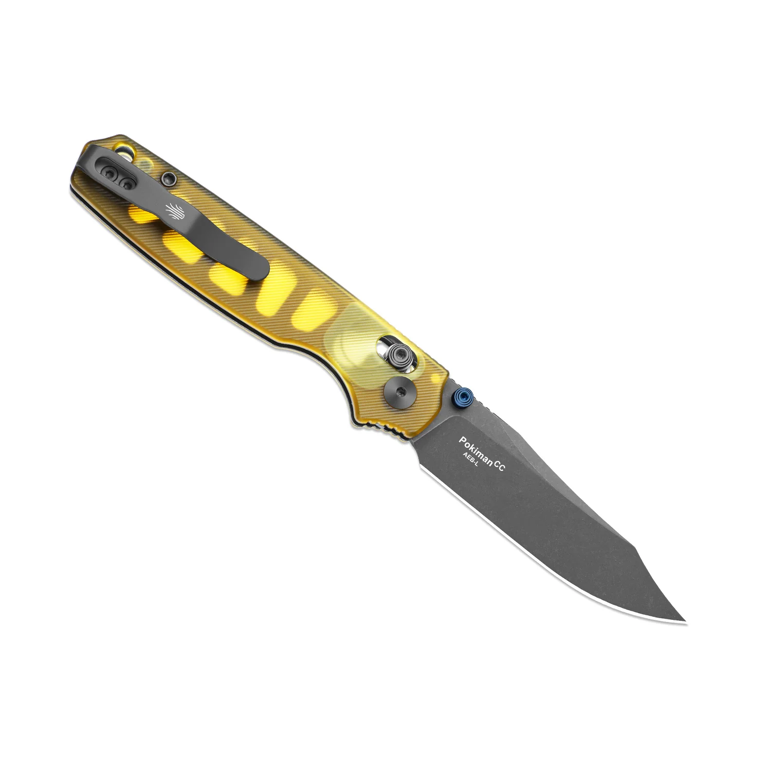 Pokiman CC | Kizer Clutch Lock™ | Clip Point | Four-Finger Full Grip | Clear PEI | KizerV™ 3789A3 - Image 3