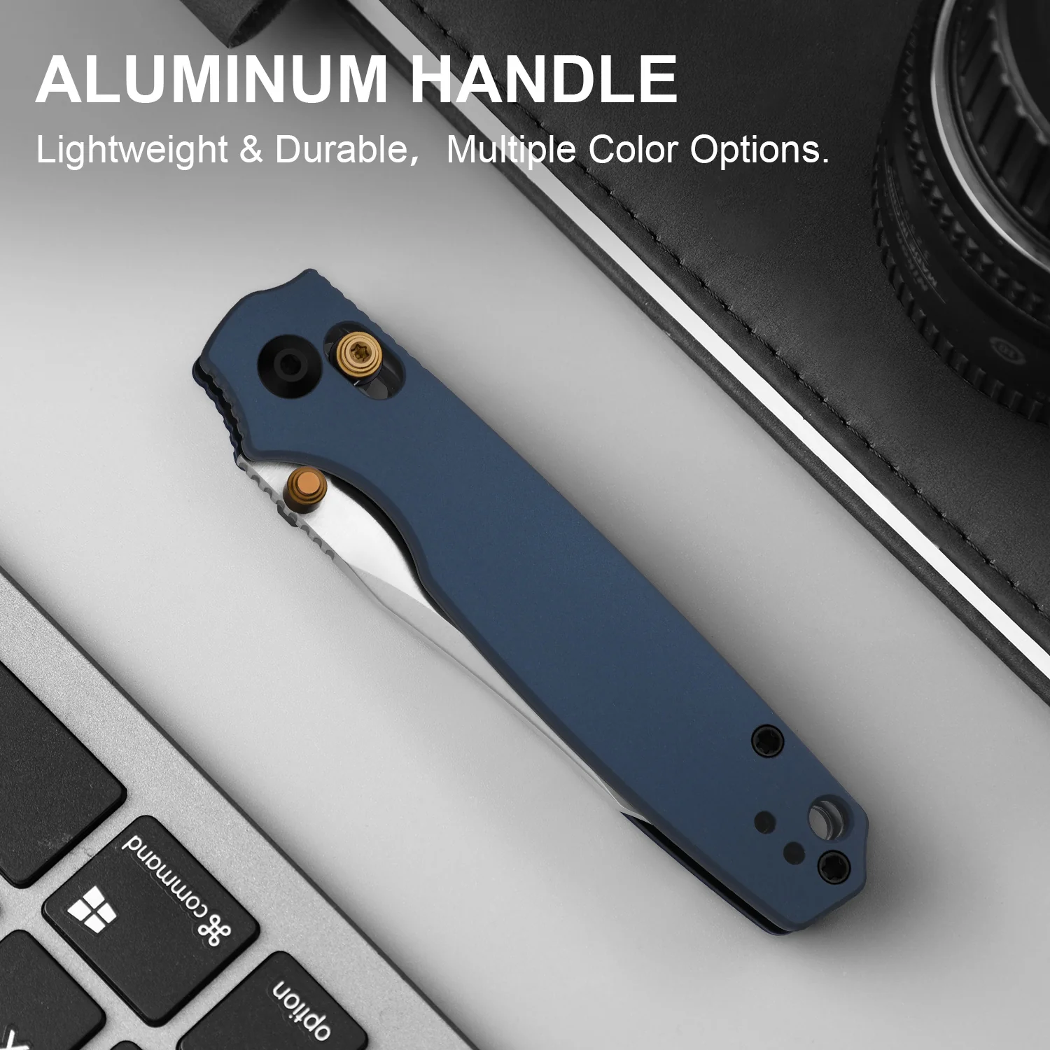 Pokiman CC | Kizer Clutch Lock™ | Clip Point | Four-Finger Full Grip | Aluminum | KizerV™ 3789A4 - Image 11