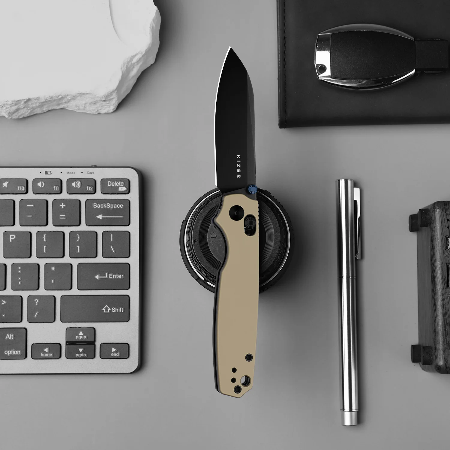 Pokiman CS | Kizer Clutch Lock™ | Sheepsfoot | Four-Finger Full Grip | Aluminum | KizerV™ 3789A6 - Image 13