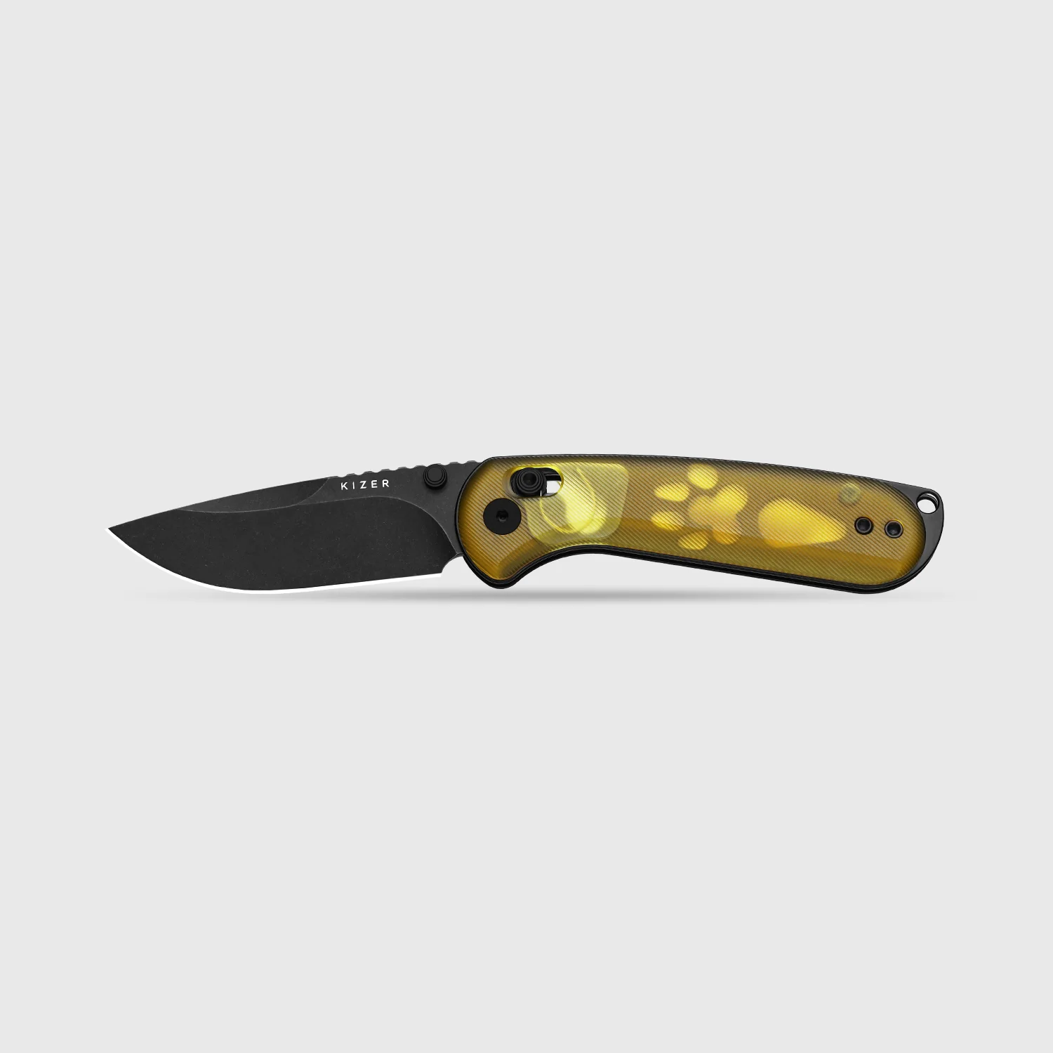 Buddy II | Kizer Clutch Lock™ | PEI | AEB-L PVD Coating & Stonewashed | KizerV™ 3790A1