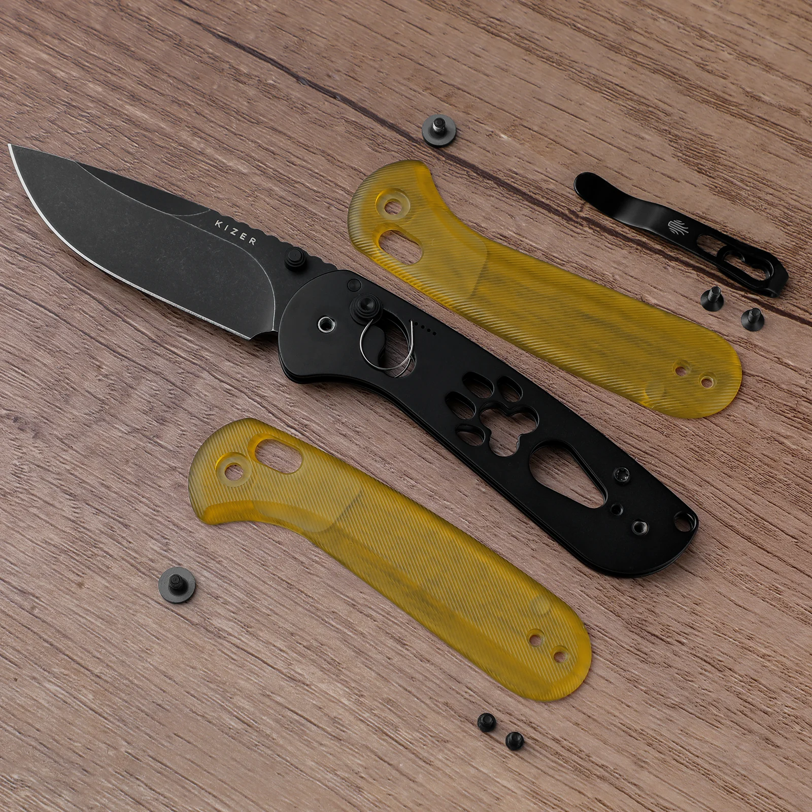 Buddy II | Kizer Clutch Lock™ | PEI | AEB-L PVD Coating & Stonewashed | KizerV™ 3790A1 - Image 15