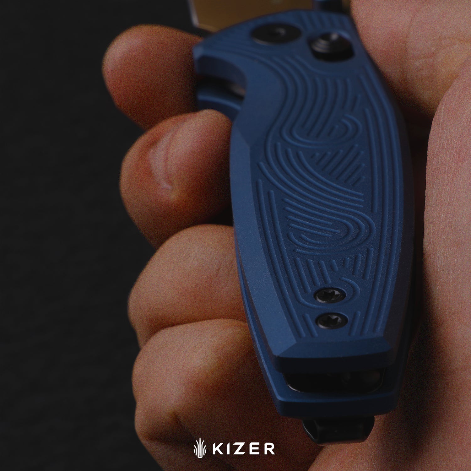 Khamsin | Kizer Clutch Lock™ | Nitro-V | Sandstorm Aluminum | Satin Finish | KizerV™ 3791A1 - Image 13