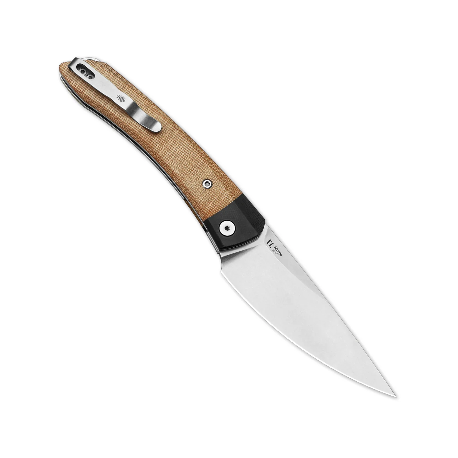 Momo | Nitro-V | Black G10+Micarta | KizerV™ 4663A2 - Image 4