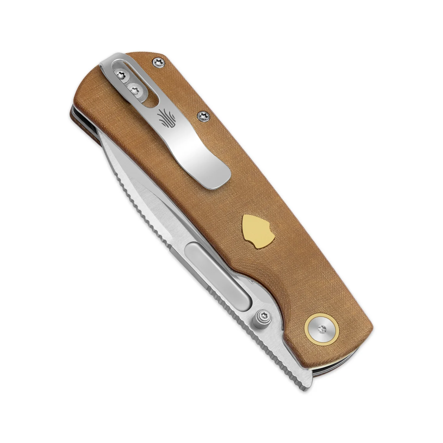 Retro | Nitro-V | Micarta & Brass | KizerV™ 4726A1 - Image 10