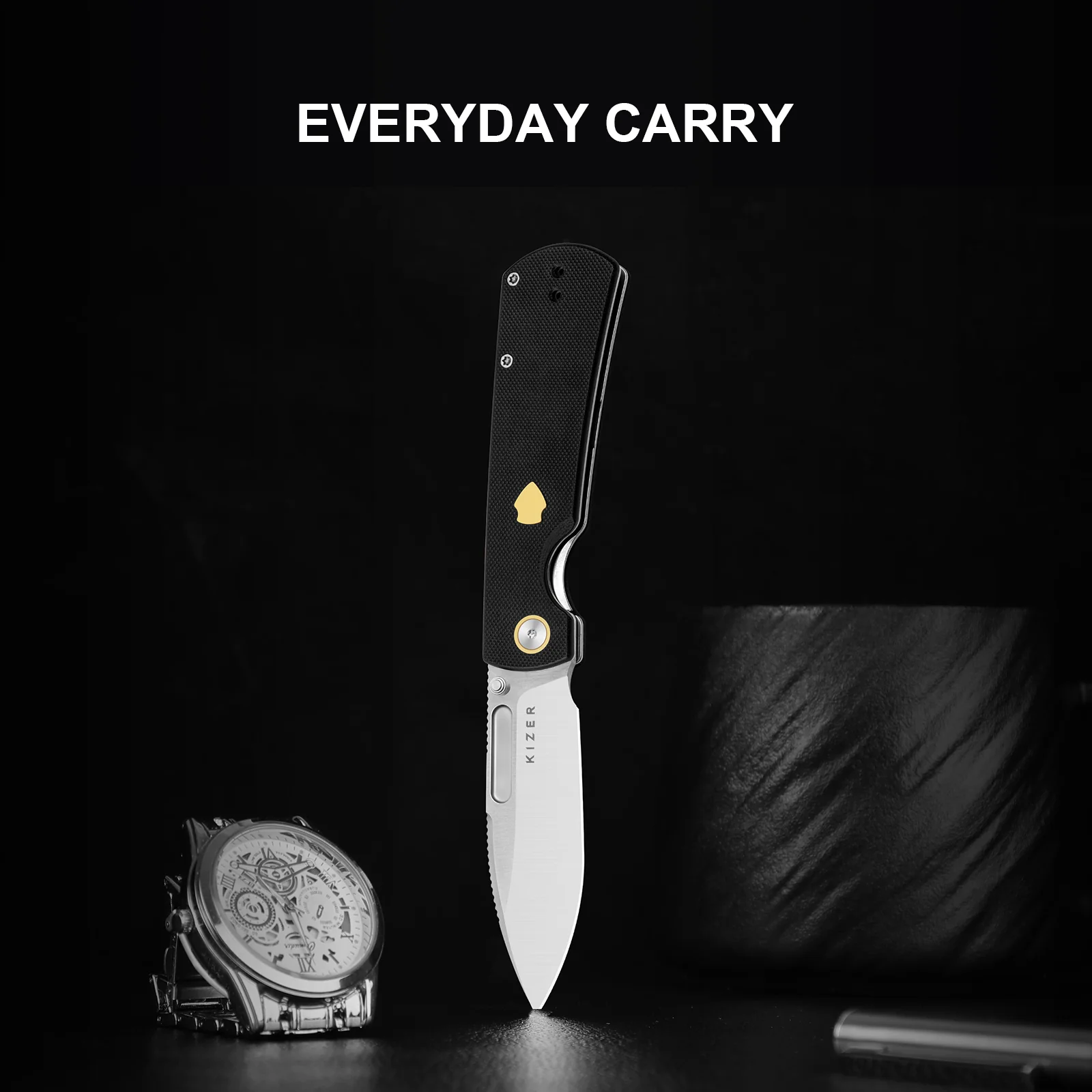 Retro | Nitro-V | G10 & Brass | KizerV™ 4726A2 - Image 11