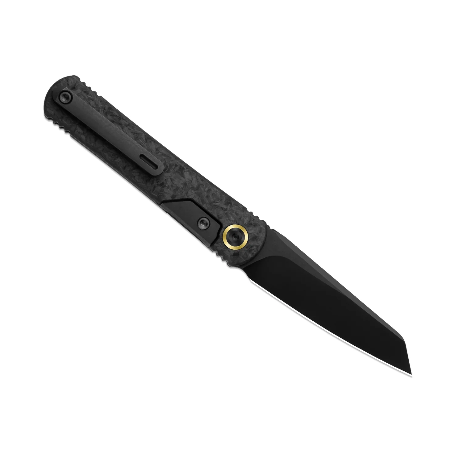 Feist 3 | CPM S90V + Matte DLC Ultra | Reverse Tanto | Titanium (Matte DLC Ultra) & Carbon Fiber | KizerX® 3499.3A1 - Image 3
