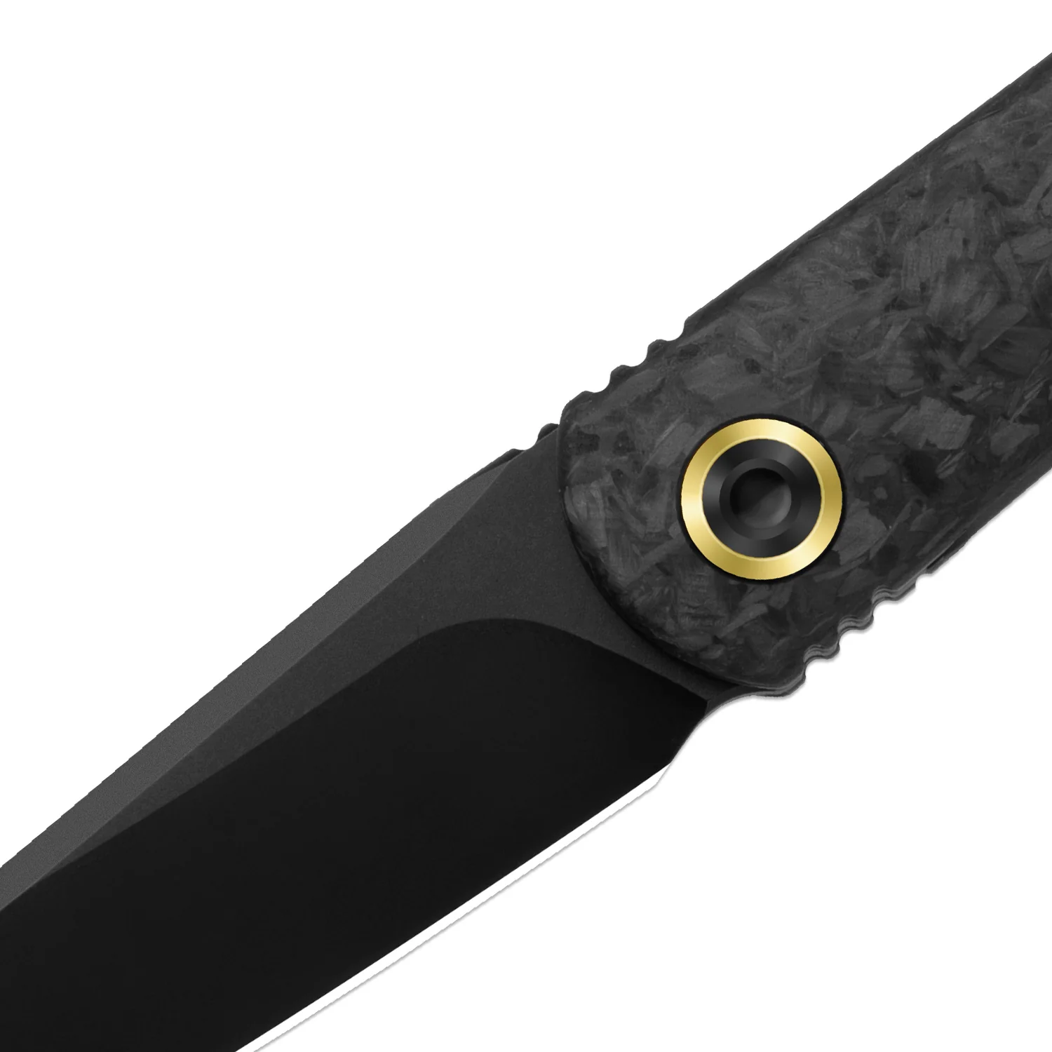 Feist 3 | CPM S90V + Matte DLC Ultra | Reverse Tanto | Titanium (Matte DLC Ultra) & Carbon Fiber | KizerX® 3499.3A1 - Image 6