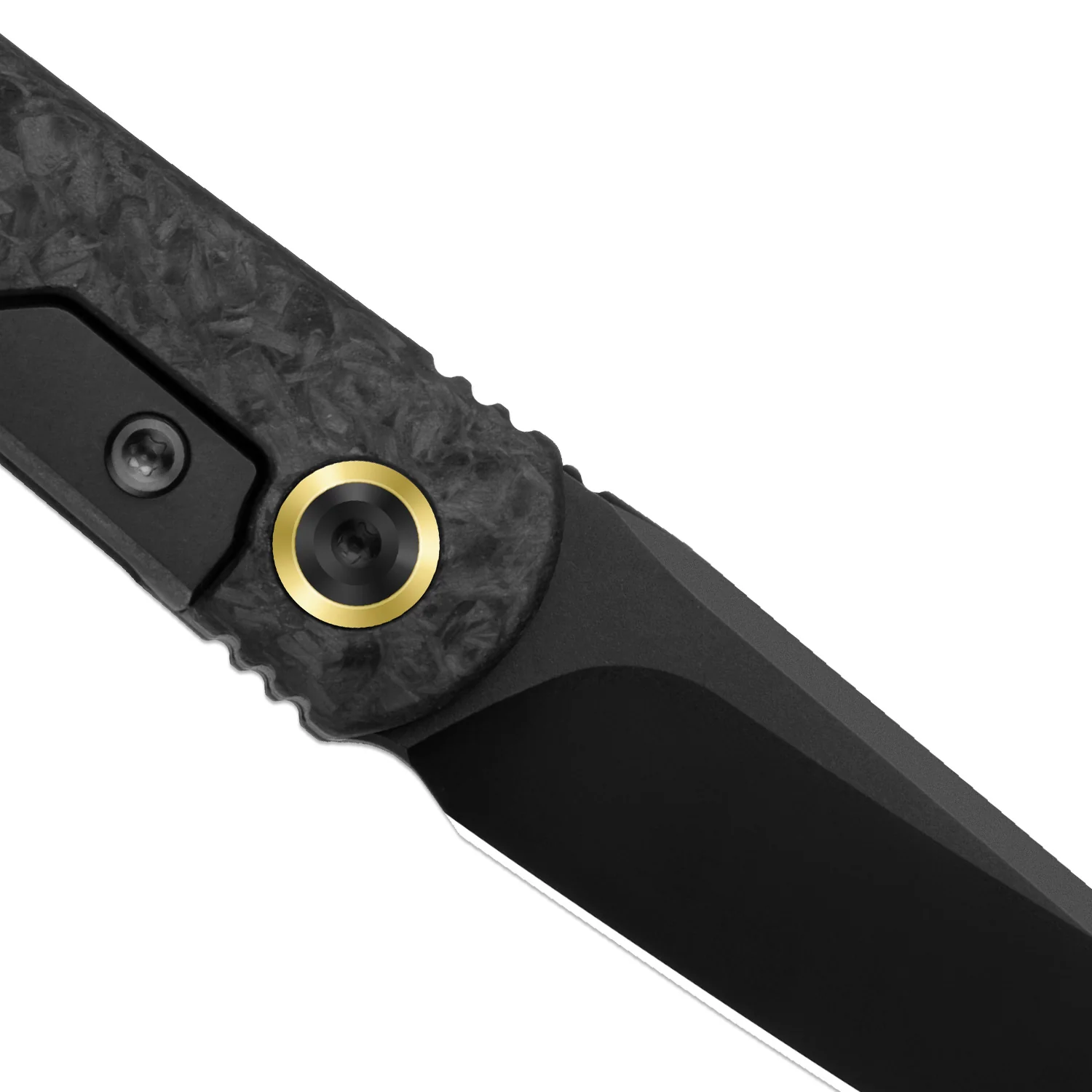 Feist 3 | CPM S90V + Matte DLC Ultra | Reverse Tanto | Titanium (Matte DLC Ultra) & Carbon Fiber | KizerX® 3499.3A1 - Image 7