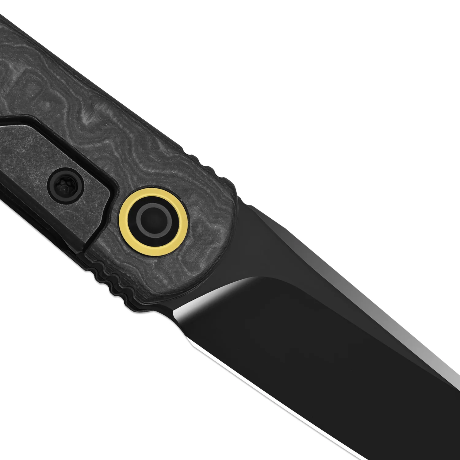 Feist 3 | CPM S90V + Polished DLC Ultra | Titanium (Matte DLC Ultra) & KizerNova™ Quartz | Reverse Tanto | KizerX® 3499.3A4 - Image 7