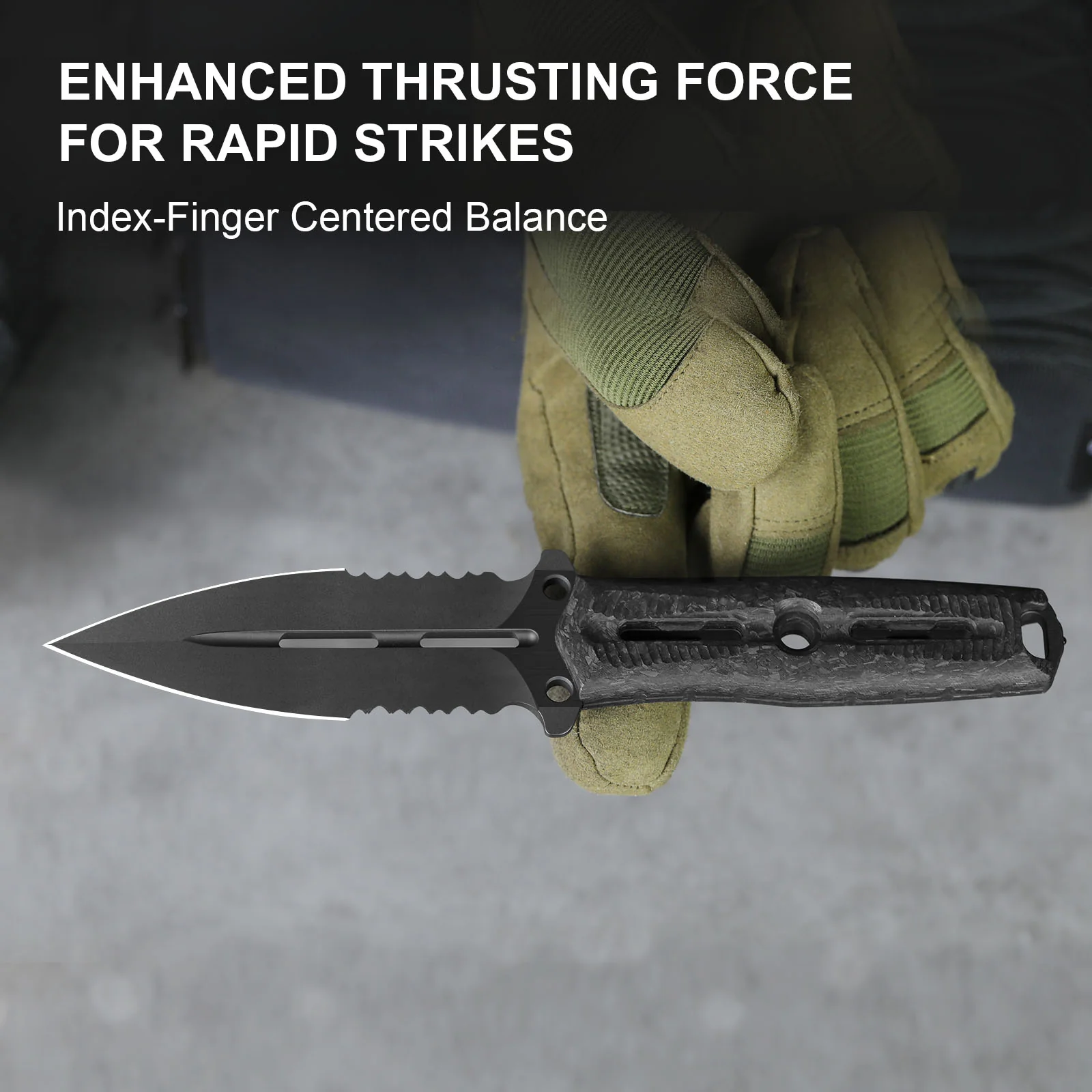 Norcross | M390 | Carbon Fiber | ZX.FB01A1 . Double Edged | KIZERX® - Image 13