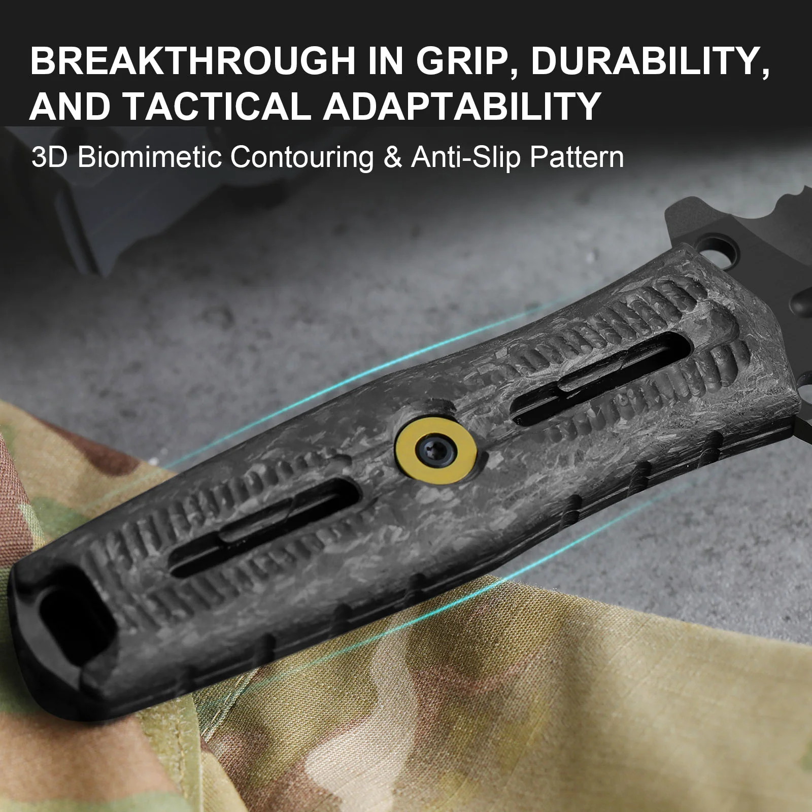 Norcross | M390 | Carbon Fiber | ZX.FB01A1 . Double Edged | KIZERX® - Image 15