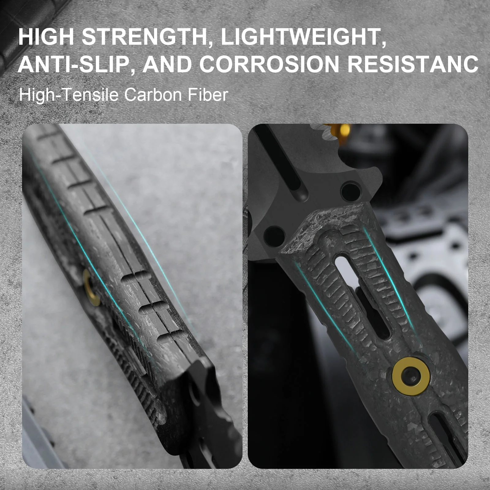 Norcross | M390 | Carbon Fiber | ZX.FB01A1 . Double Edged | KIZERX® - Image 18