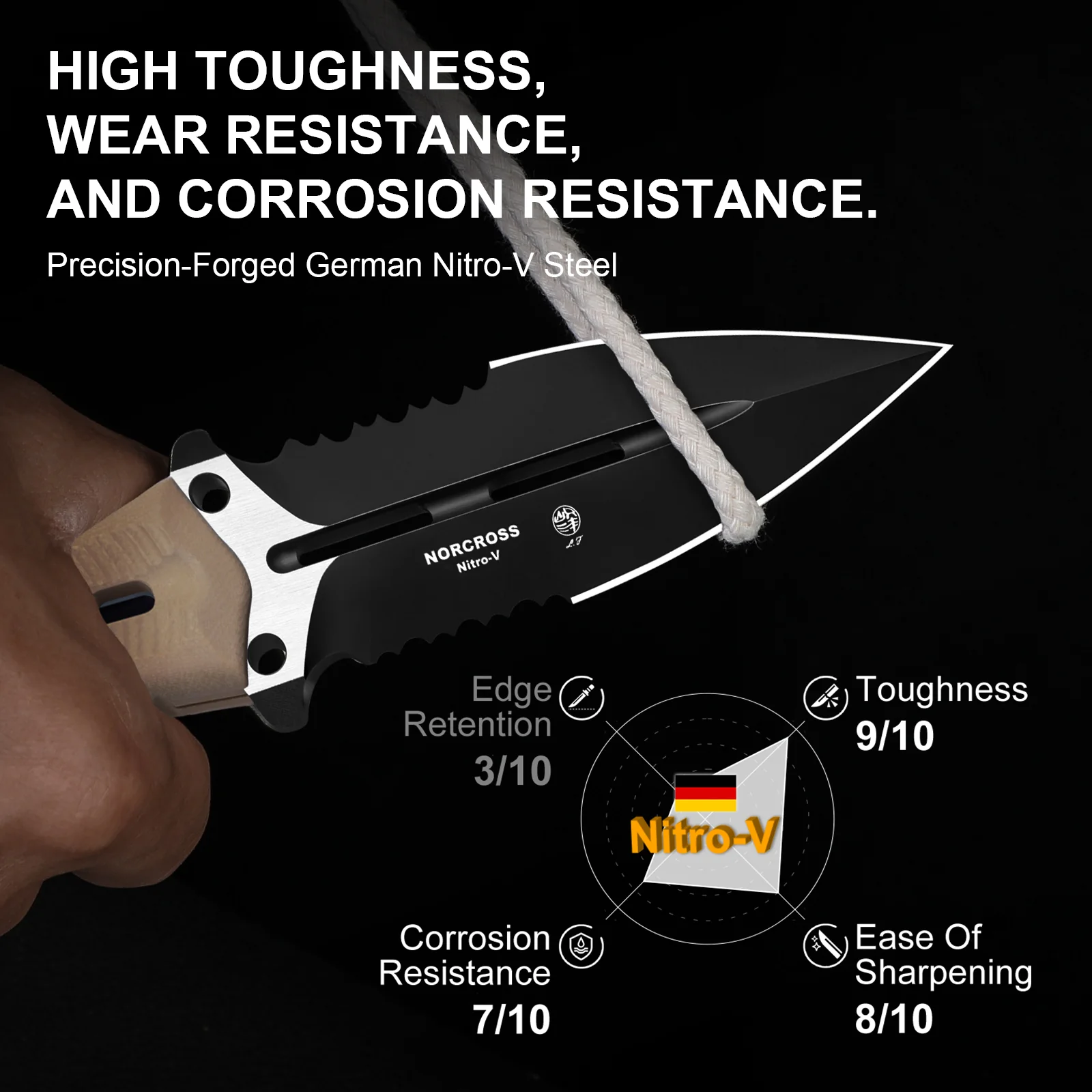 Norcross | Nitro-V | G10 | Double Edged | KizerV™ FB01A3 - Image 19